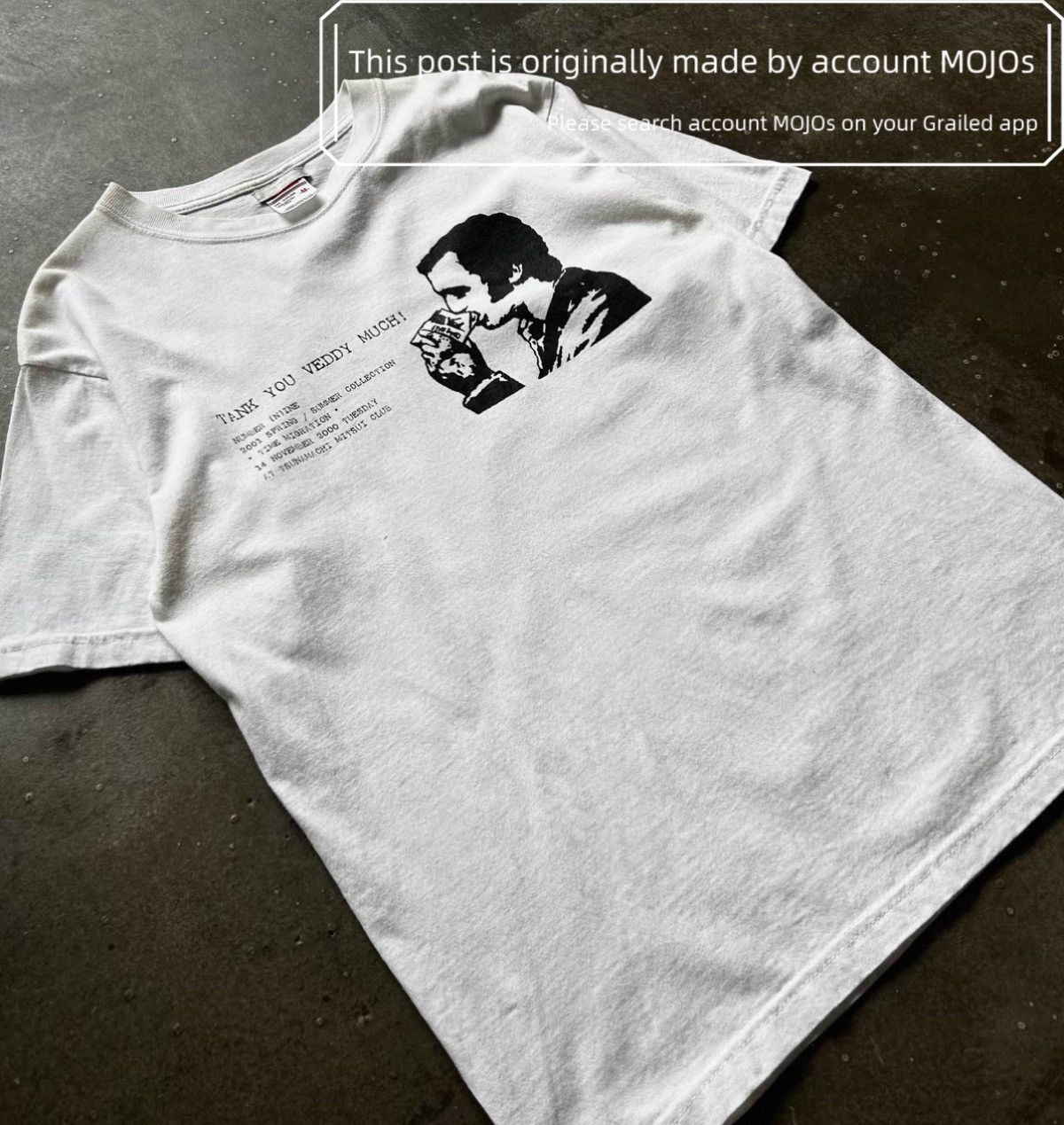 Number (N)ine Sz 2 Number Nine 01SS Tsunama Mitsui Club Tee mojos1316 Size US M / EU 48-50 / 2 - 4 Thumbnail