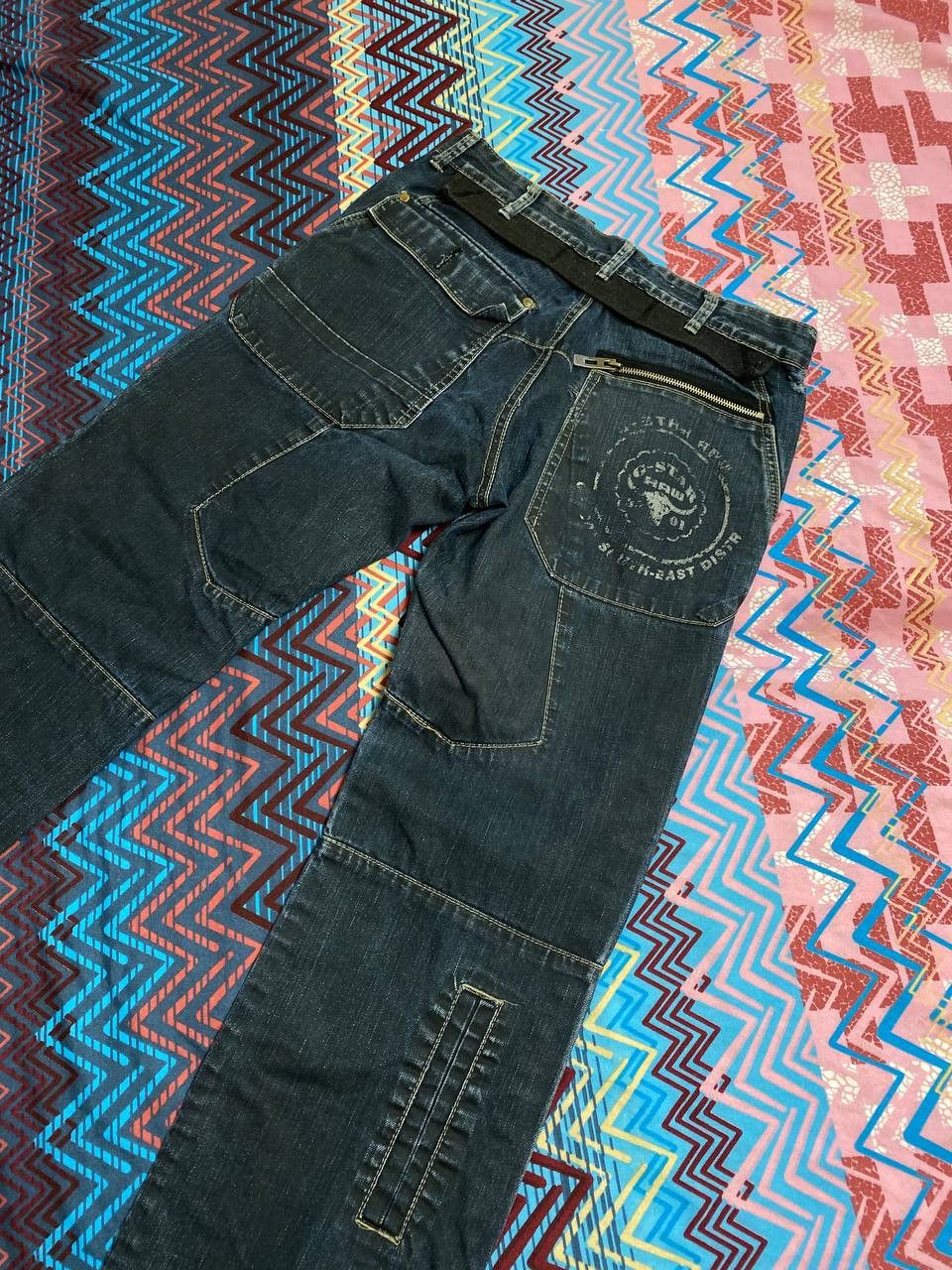 G-Star Vintage Jeans Baggy Flared Wide Japanese Hype Straigh Size US 30 / EU 46 - 15 Thumbnail