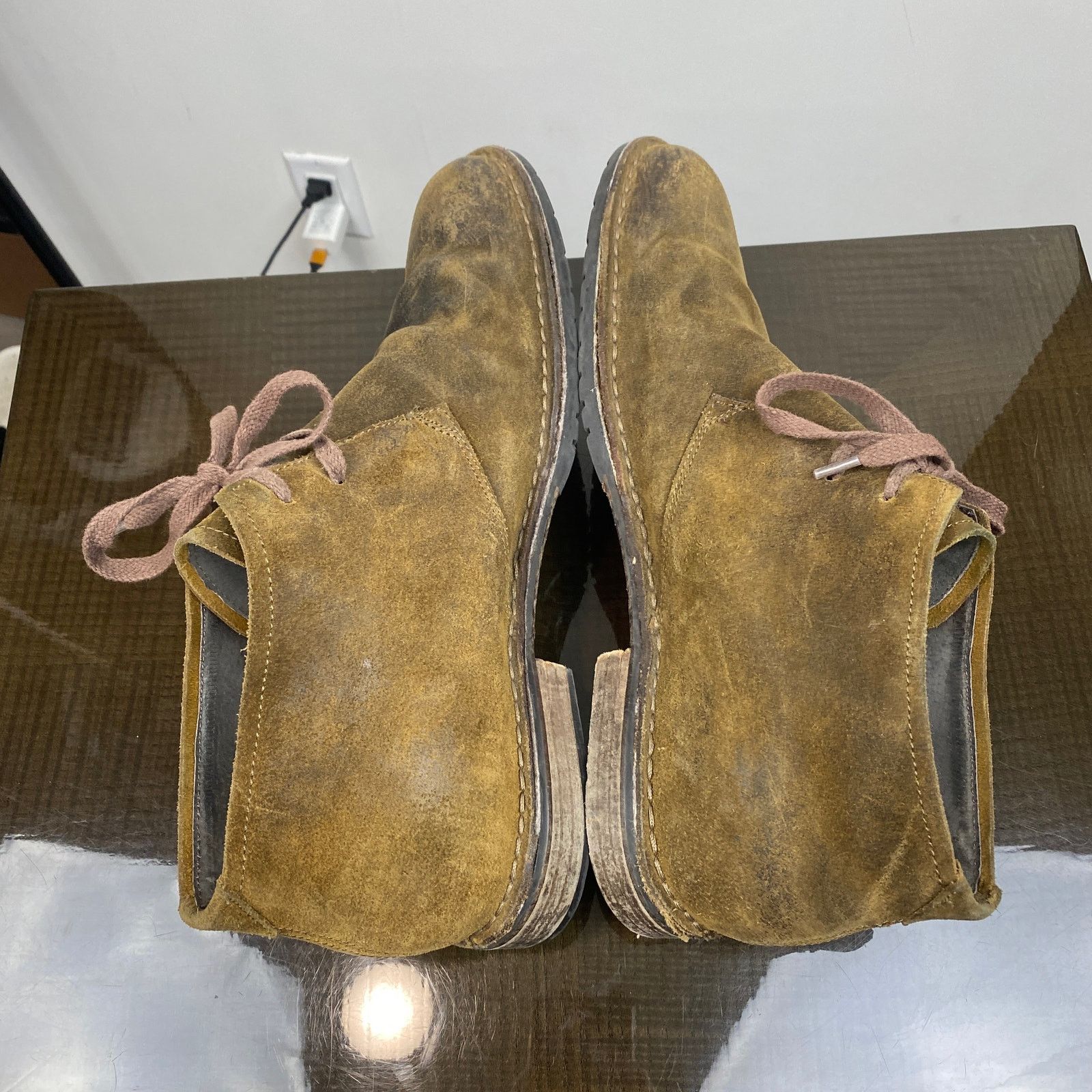 John Varvatos John Varvatos Star USA Suede Chukka Boots Men's 12M Size US 12 / EU 45 - 6 Thumbnail