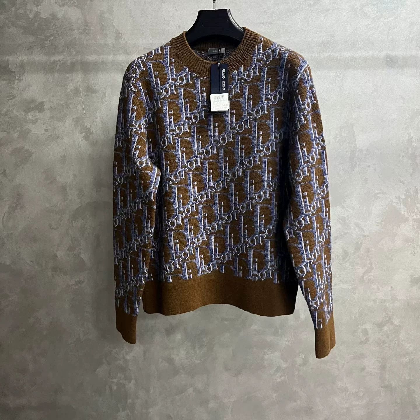 Dior Dior Letter Embroidery Crewneck Sweater Size US M / EU 48-50 / 2 - 1 Thumbnail