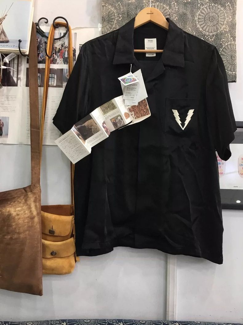 Visvim Visvim19SS Free Edge Little Dragon Clay Dye Silk Short Slee Size US M / EU 48-50 / 2 - 1 Thumbnail