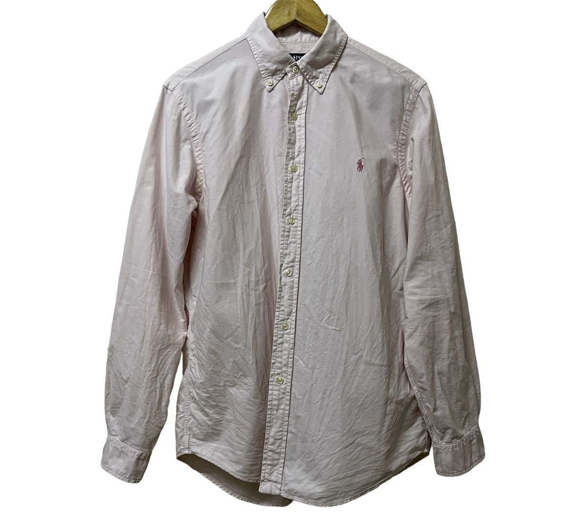 Polo Ralph Lauren × Ralph Lauren × Ralph Lauren Blue Label Pink Pony Polo Ralph Lauren Button Up Shirt Size US M / EU 48-50 / 2 - 1 Thumbnail