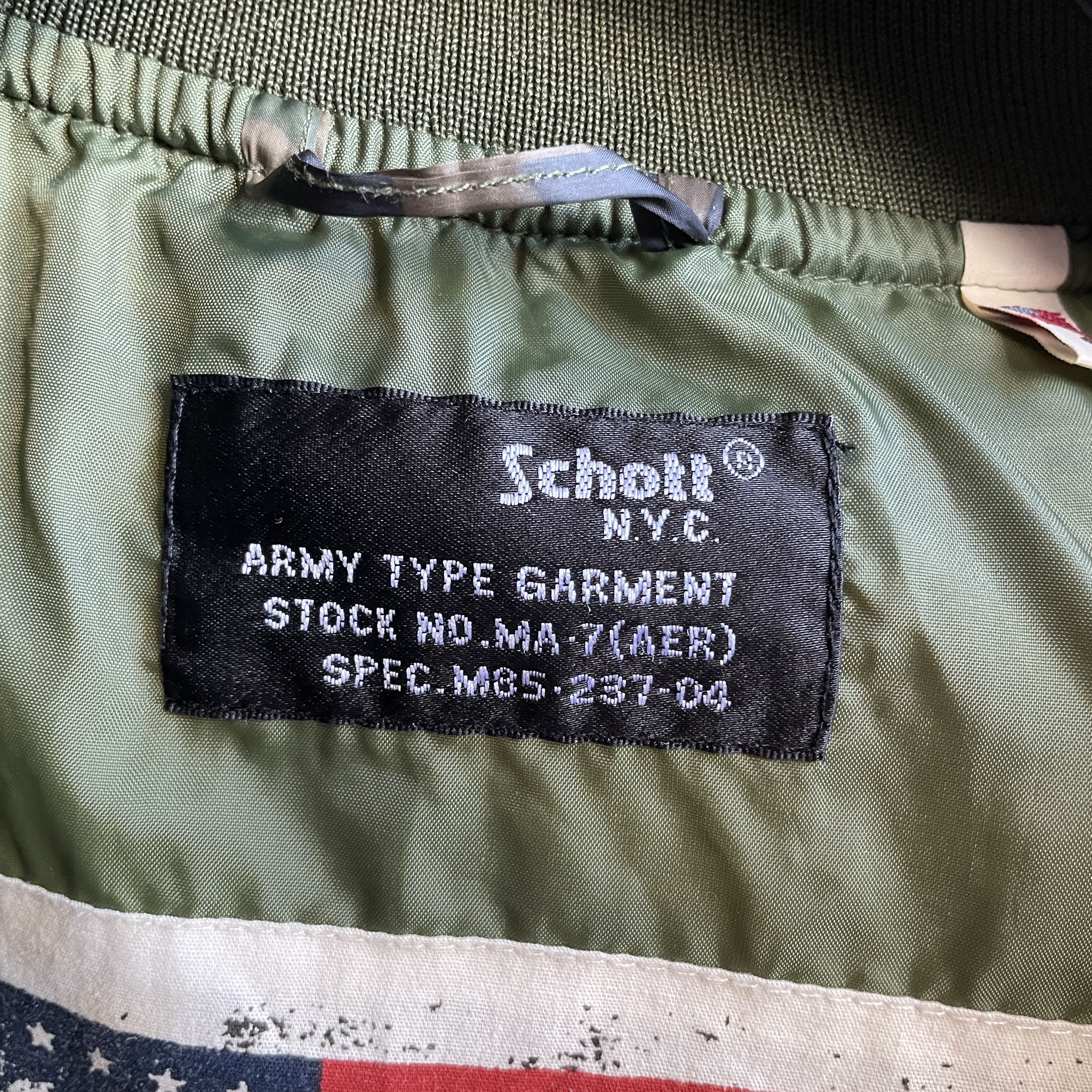 Schott Schott Camo Flight Bomber Jacket Size S Size US S / EU 44-46 / 1 - 9 Thumbnail
