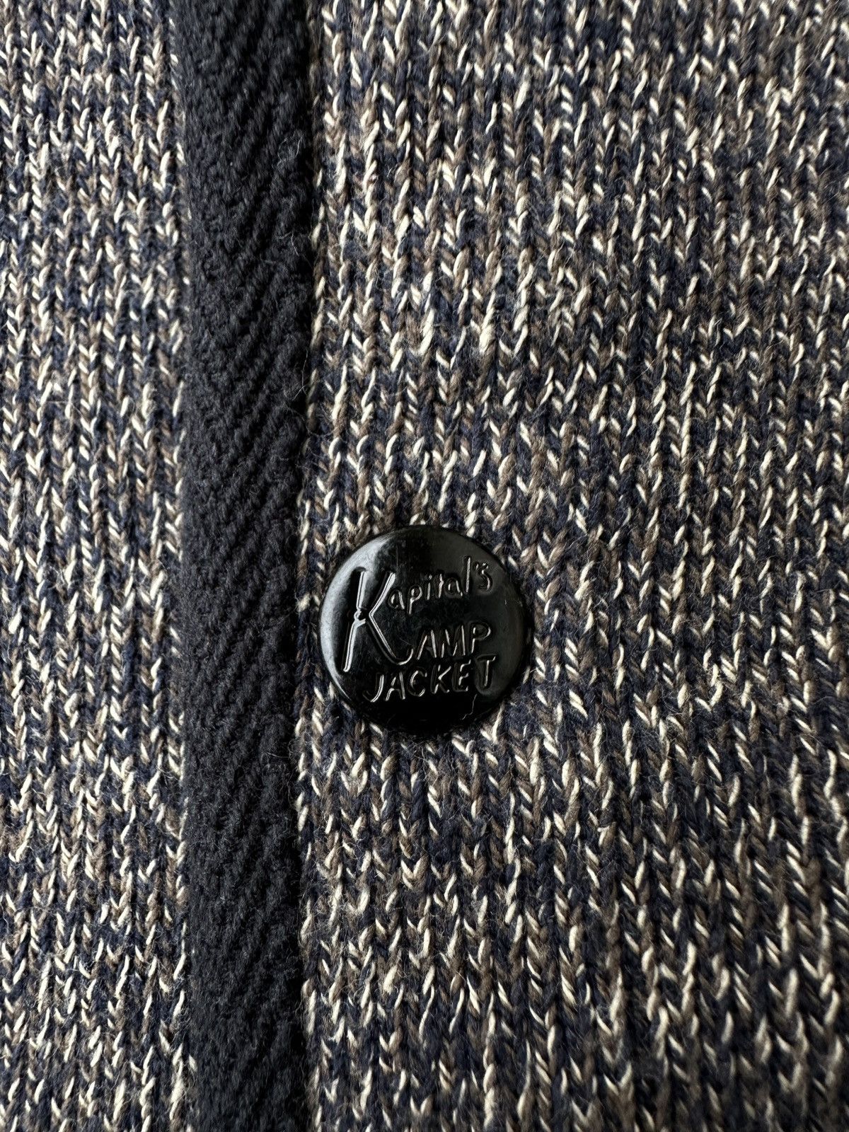 Kapital Salt and Pepper Wool Brown’s Beach jacket button up hoodie Size US XS / EU 42 / 0 - 4 Thumbnail