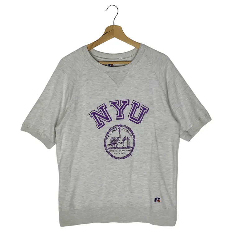 Russell Athletic Vintage 90's New York University Sweatshirts Size US M / EU 48-50 / 2 - 1 Thumbnail