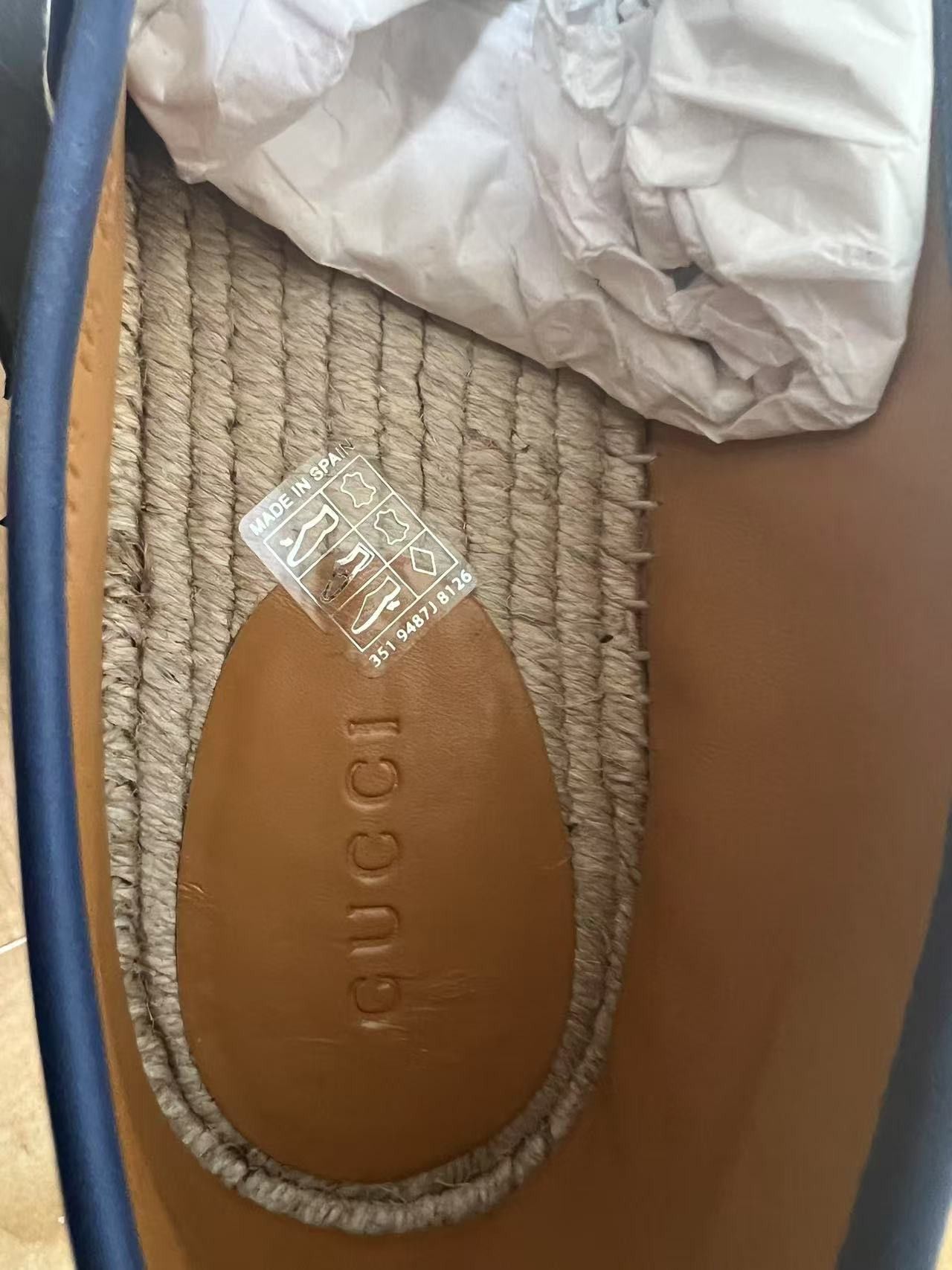 Gucci GUCCI Microguccissima Pattern Leather Espadrilles Size US 12 / EU 45 - 2 Thumbnail