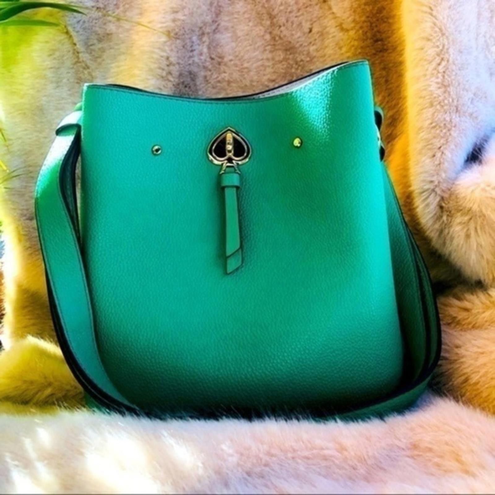 Kate Spade Bucket Bag Green Nwt, Women's