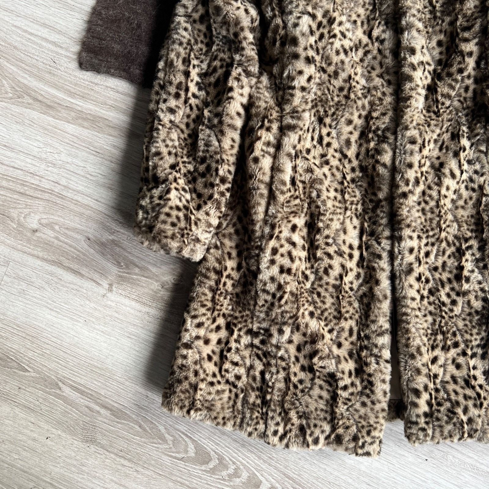 Karen Millen Karen Millen Faux Fur Leopard Long Coat 0012BC Size M / US 6-8 / IT 42-44 - 7 Thumbnail