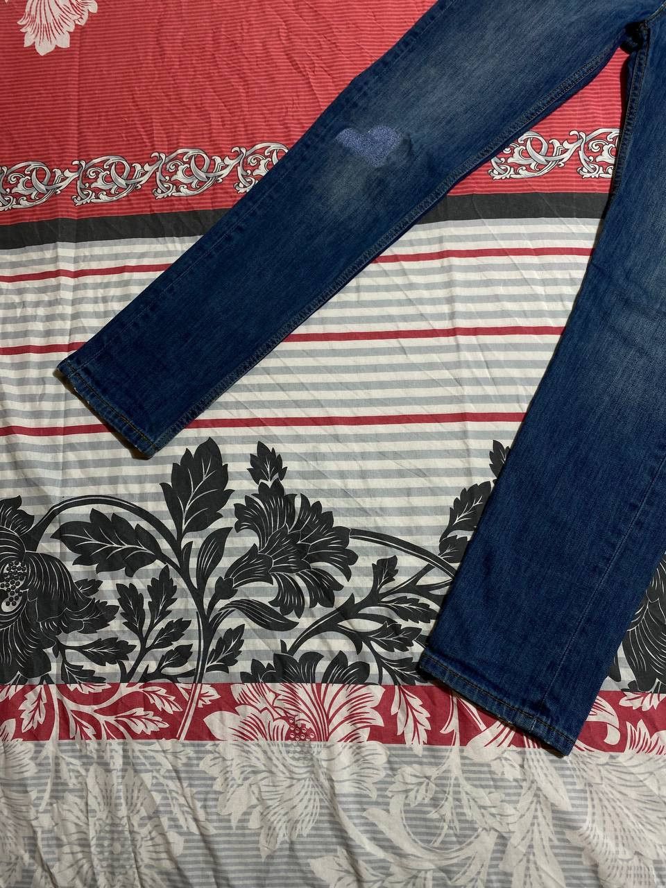 Levi's × Vintage vINTAGE Levi’s Retro Y2K Men`s Blue Denim Jeans Size US 32 / EU 48 - 12 Thumbnail