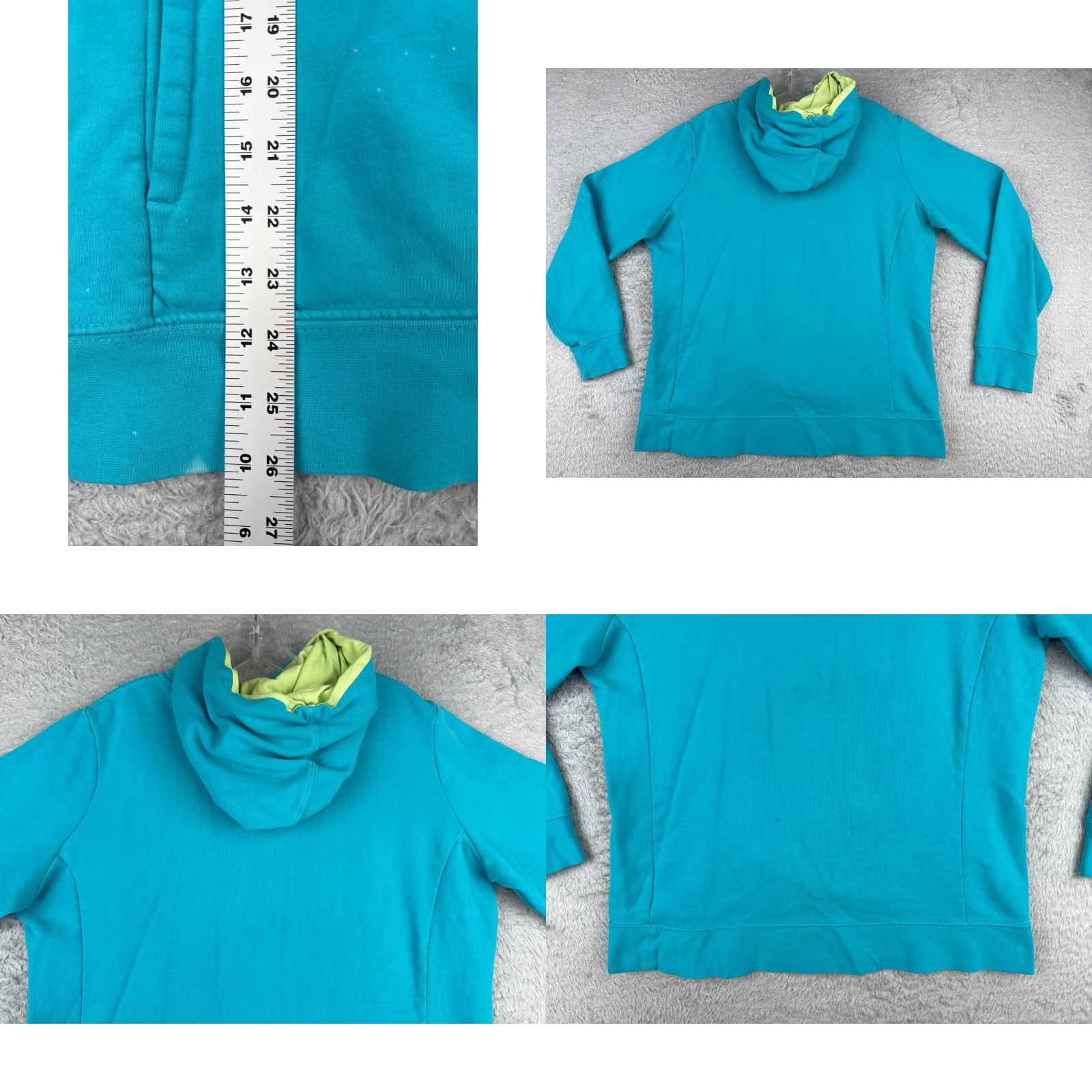 The North Face The North Face Hoodie Womens XL Blue Pullover Cotton Blend Size XL / US 12-14 / IT 48-50 - 9 Thumbnail