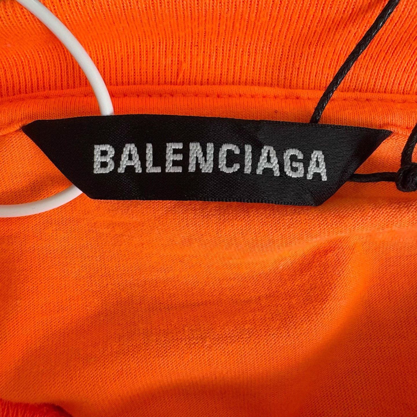 Balenciaga Balenciaga 7-letter print men's orange XXS short tee Size US XXS / EU 40 - 3 Thumbnail