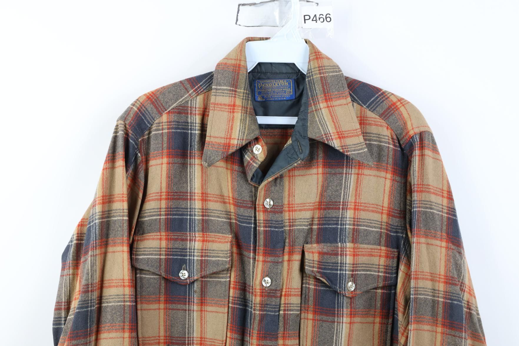Pendleton Vintage 70s Pendleton Wool Board Button Shirt Plaid USA Size US S / EU 44-46 / 1 - 2 Thumbnail