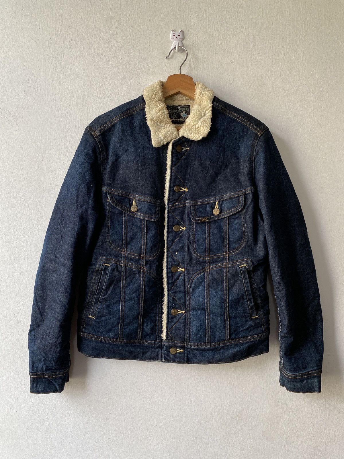 Denim Jacket × Japanese Brand × Lee Vintage Lee Storm Rider Lining 