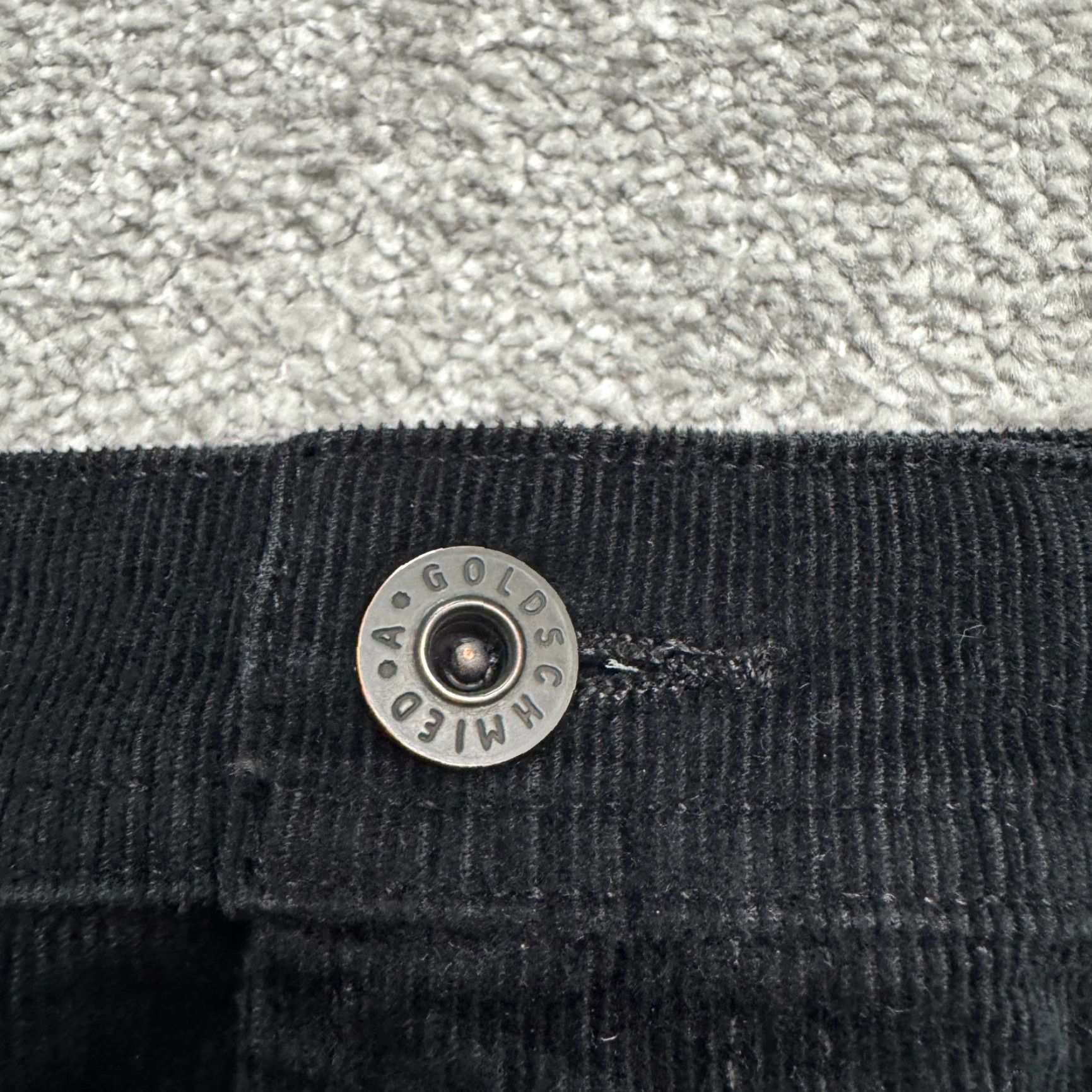 Vintage AG Adriano Goldschmied Slim Straight Leg Corduroy Pants Mens 36x34 Black Cotton Blend Size US 38 / EU 54 - 4 Thumbnail