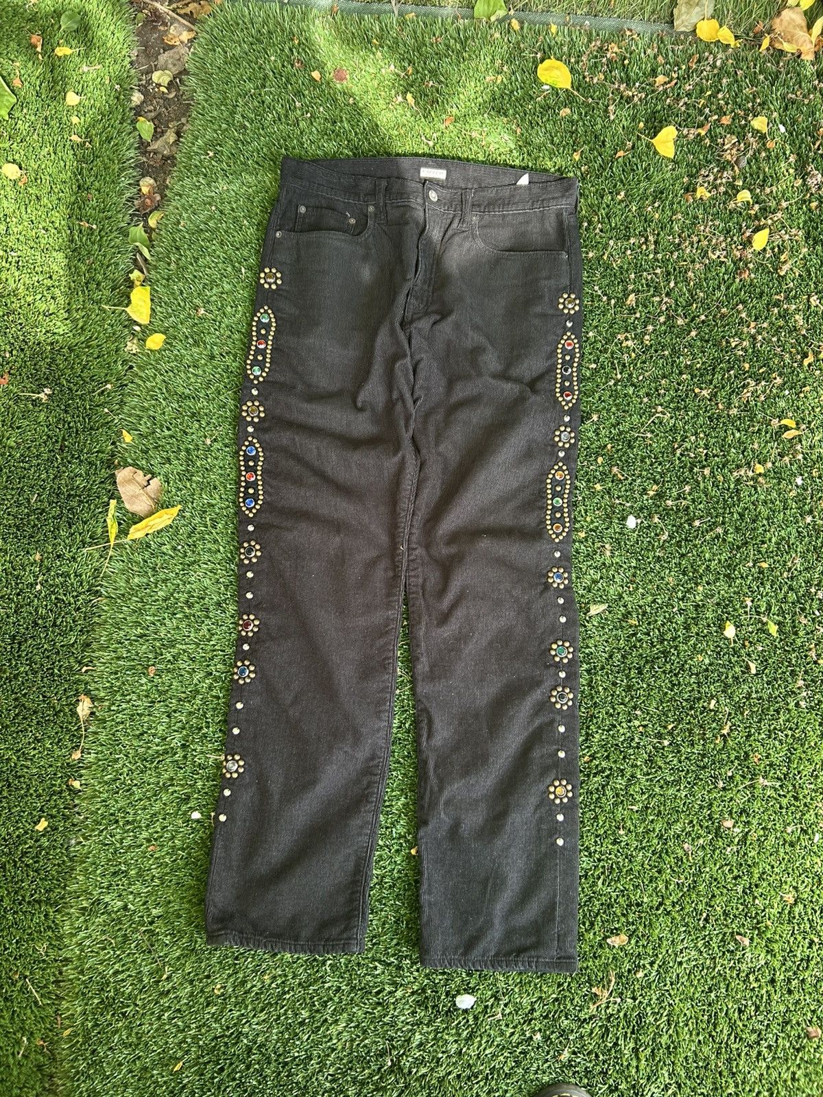 Kapital Kapital Japan Corduroy Gemstone Pants Size US 32 / EU 48 - 1 Thumbnail