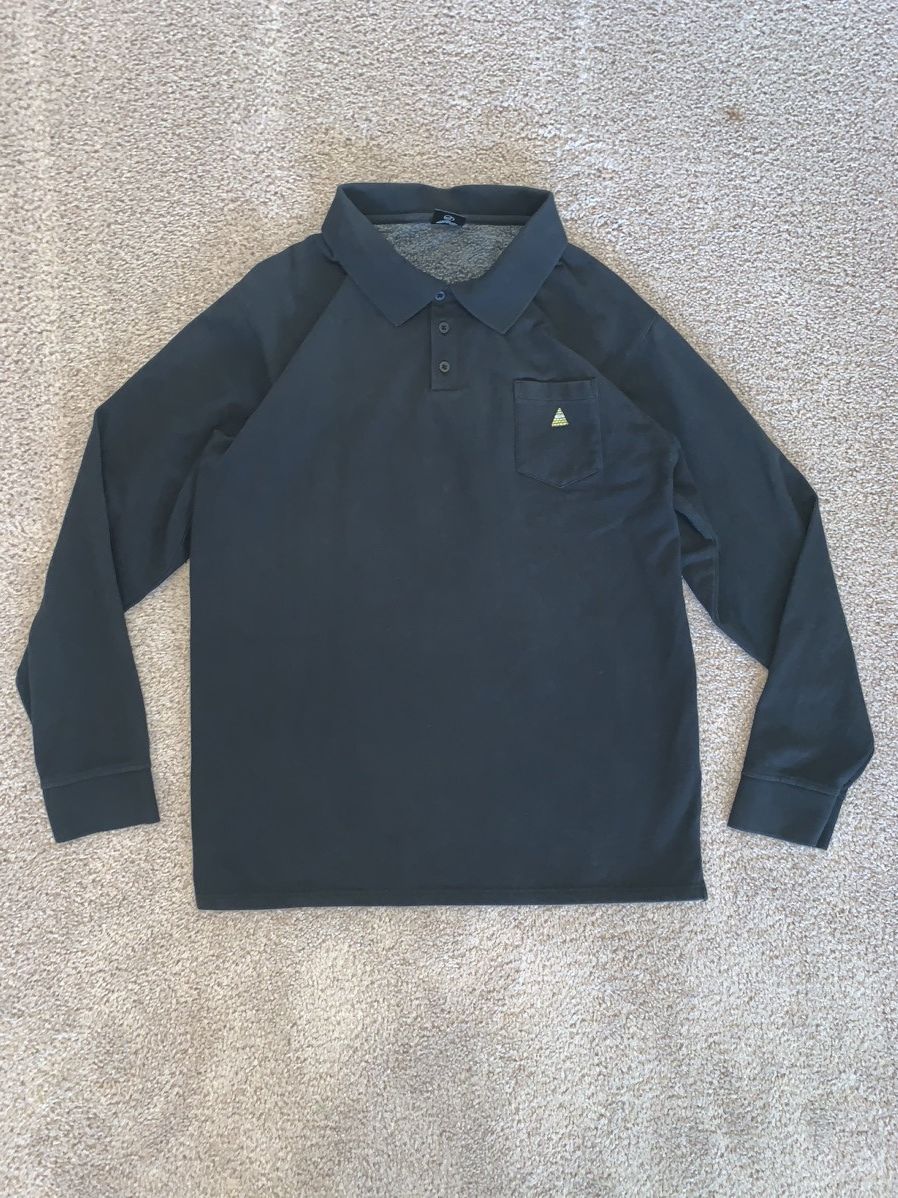 Perks And Mini P.A.M. PIQUE KNIT LONGSLEEVE POLO WITH EMBROIDERY APPLIQUÉ Size US XL / EU 56 / 4 - 1 Thumbnail