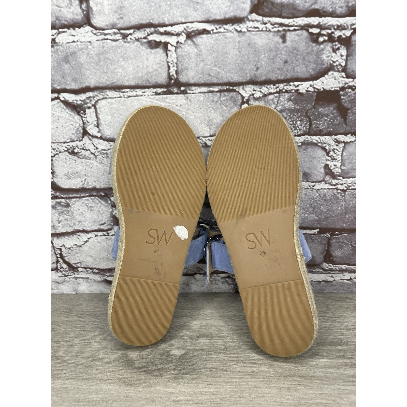 Stuart Weitzman Stuart Weitzman Periwinkle Blue Suede Leather Espadrille San Size US 6 / IT 36 - 10 Thumbnail