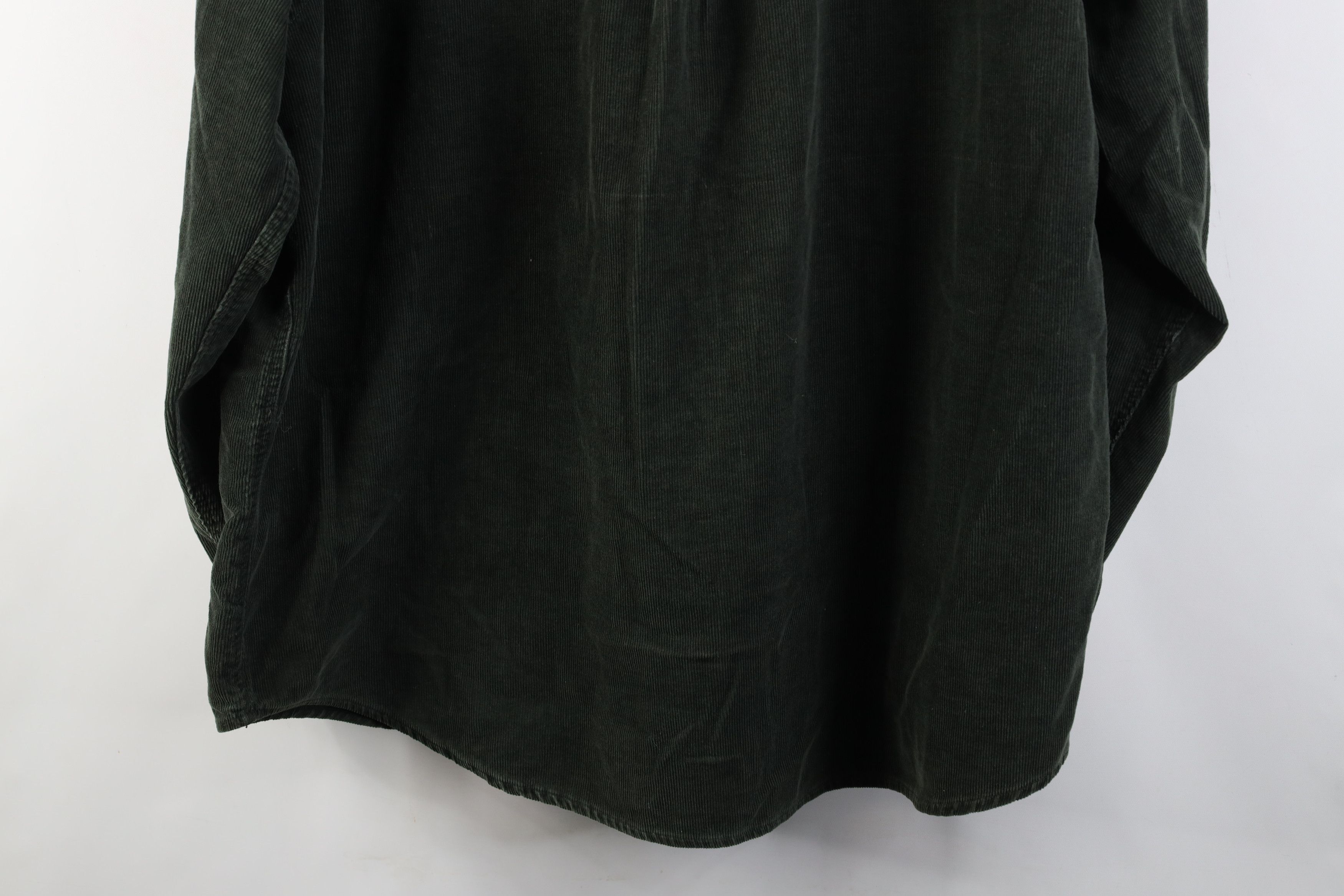 Vintage Vintage 90s Streetwear Collared Button Down Shirt Green Size US XL / EU 56 / 4 - 16 Thumbnail