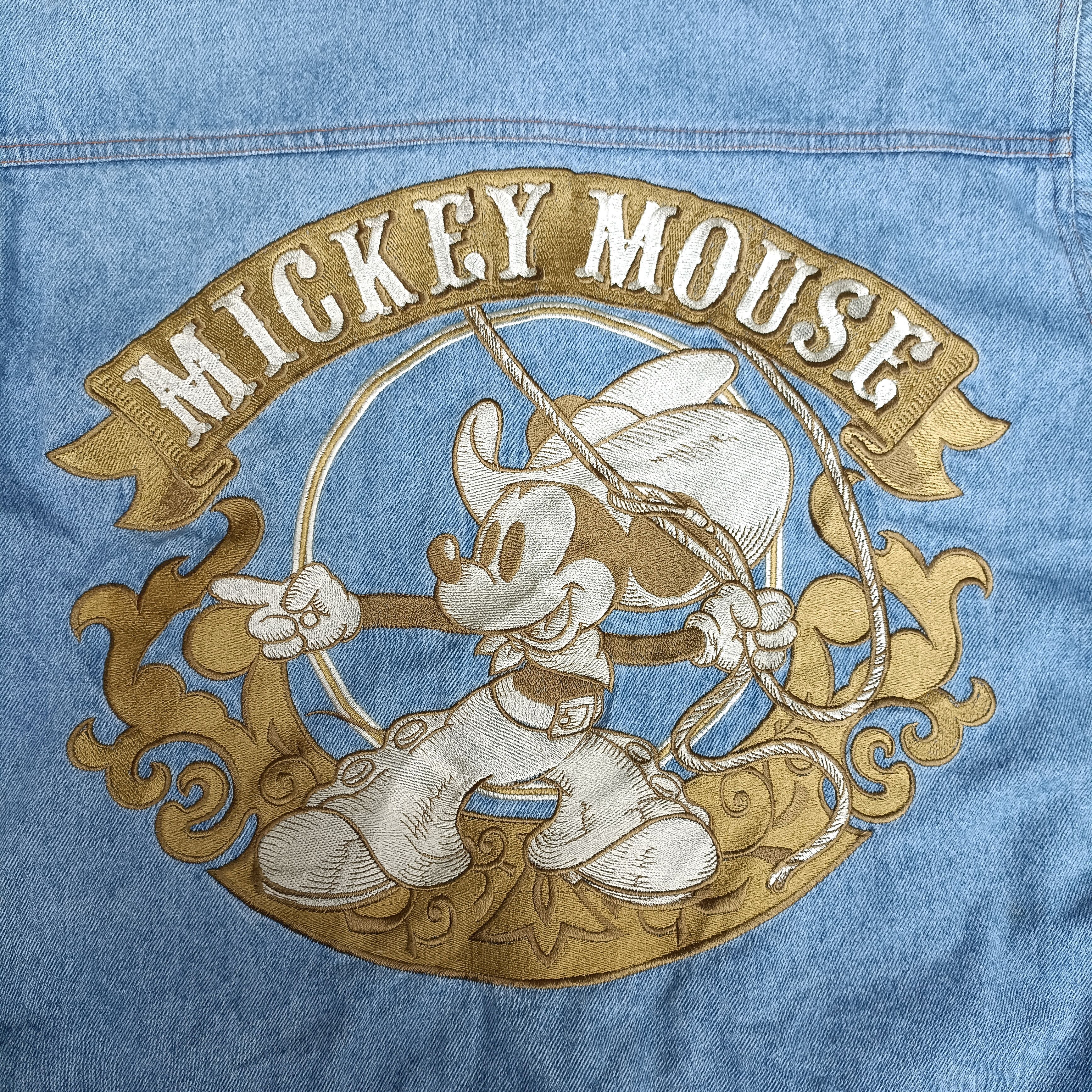 Disney Vintage Disney Mickey Mouse Cowboy Denim Jacket Embroidery Size US M / EU 48-50 / 2 - 4 Thumbnail