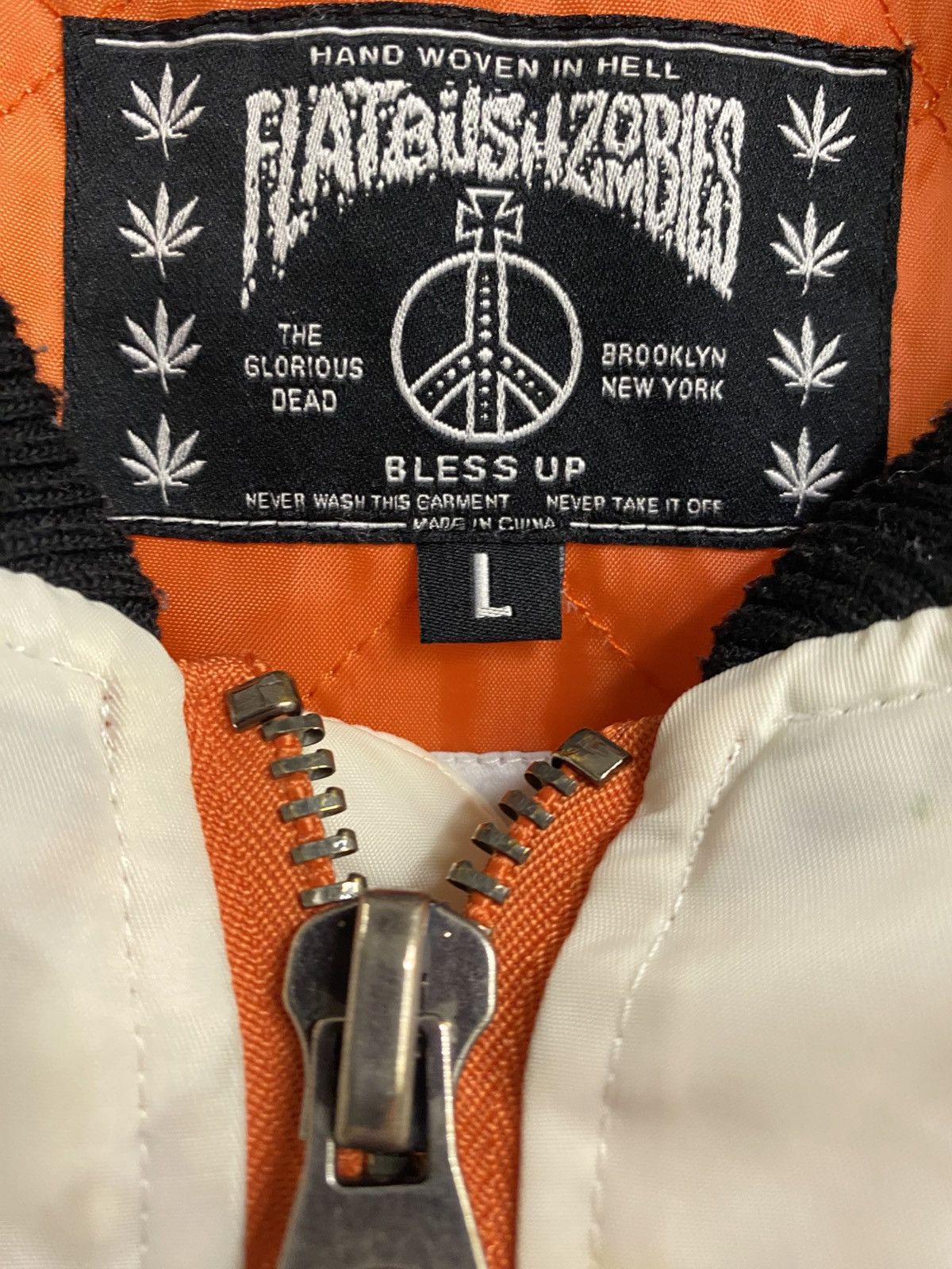Flatbush Zombies Flatbush Zombie Clockwork Orange Bomber Jacket Size US L / EU 52-54 / 3 - 8 Thumbnail