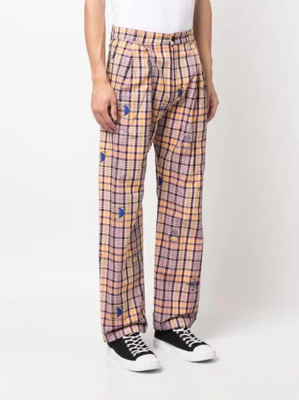 Henrik Vibskov !DS! AW22 Henrik Vibskov Orion Space Checks Casual Pants Size US 32 / EU 48 - 4 Thumbnail