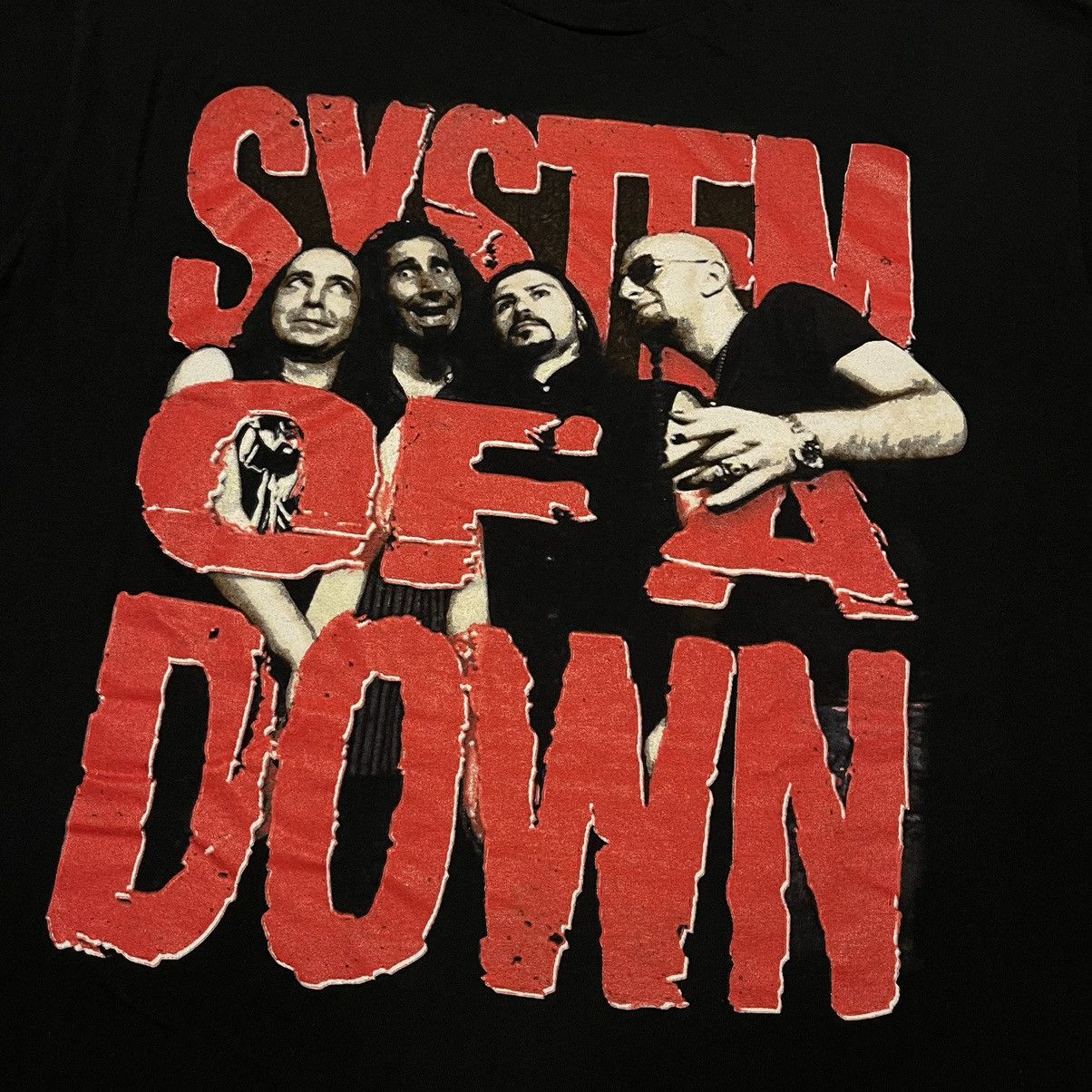 Band Tees × Vintage Vintage 2000s System of a Down Band Members Graphic Logo Tee Size US XL / EU 56 / 4 - 3 Thumbnail