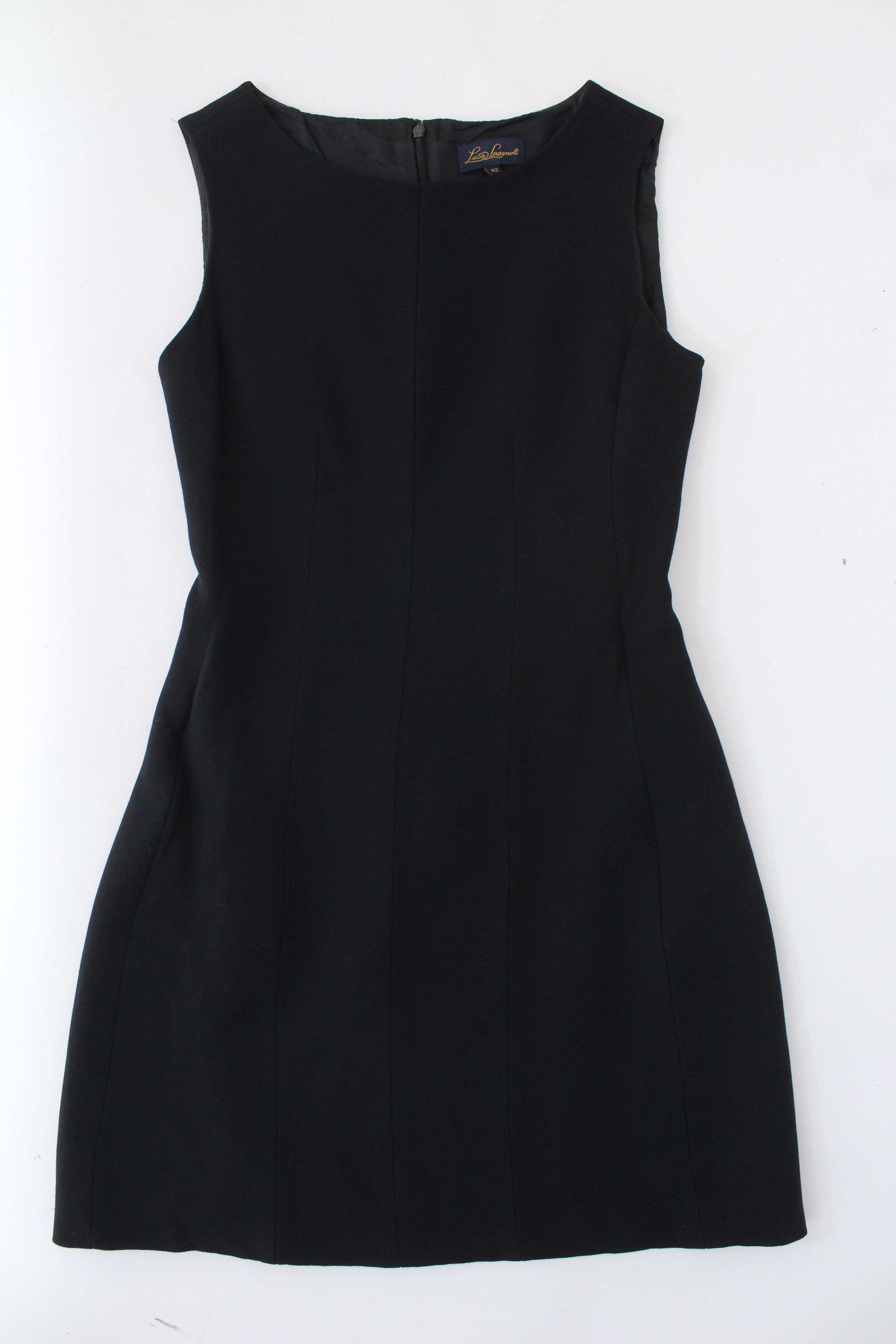 Vintage Luisa Spagnoli Dress Black Size 42 Authentic Vintage Size M / US 6-8 / IT 42-44 - 2 Thumbnail