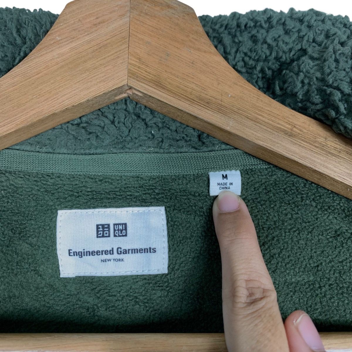 Engineered Garments × Uniqlo Uniqlo X Engineered Garments Hybried Fleece Jacket #1394-C63 Size US M / EU 48-50 / 2 - 13 Thumbnail