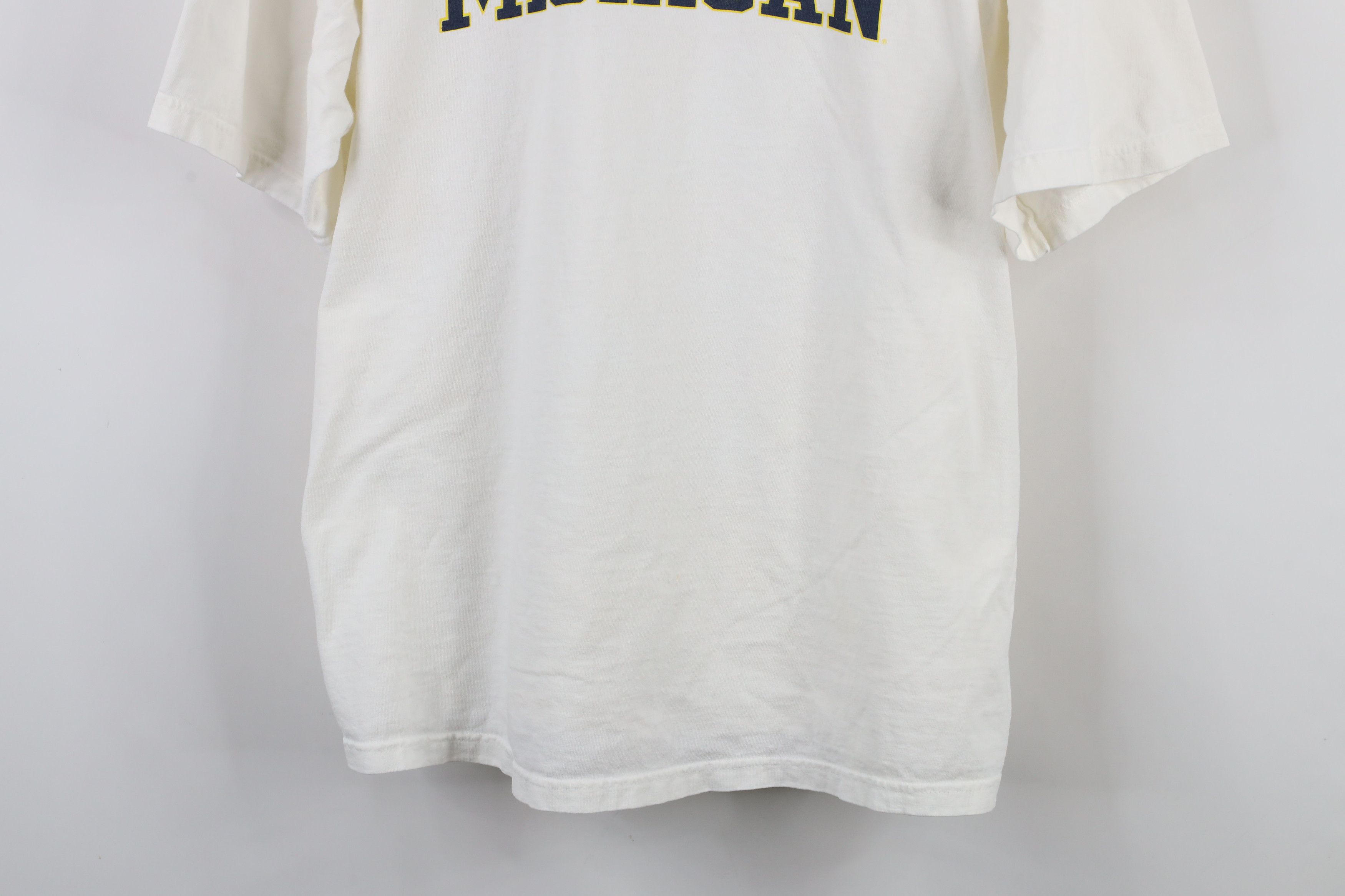 Adidas × Vintage Vintage Adidas University of Michigan Short Sleeve T-Shirt Size US XL / EU 56 / 4 - 3 Thumbnail