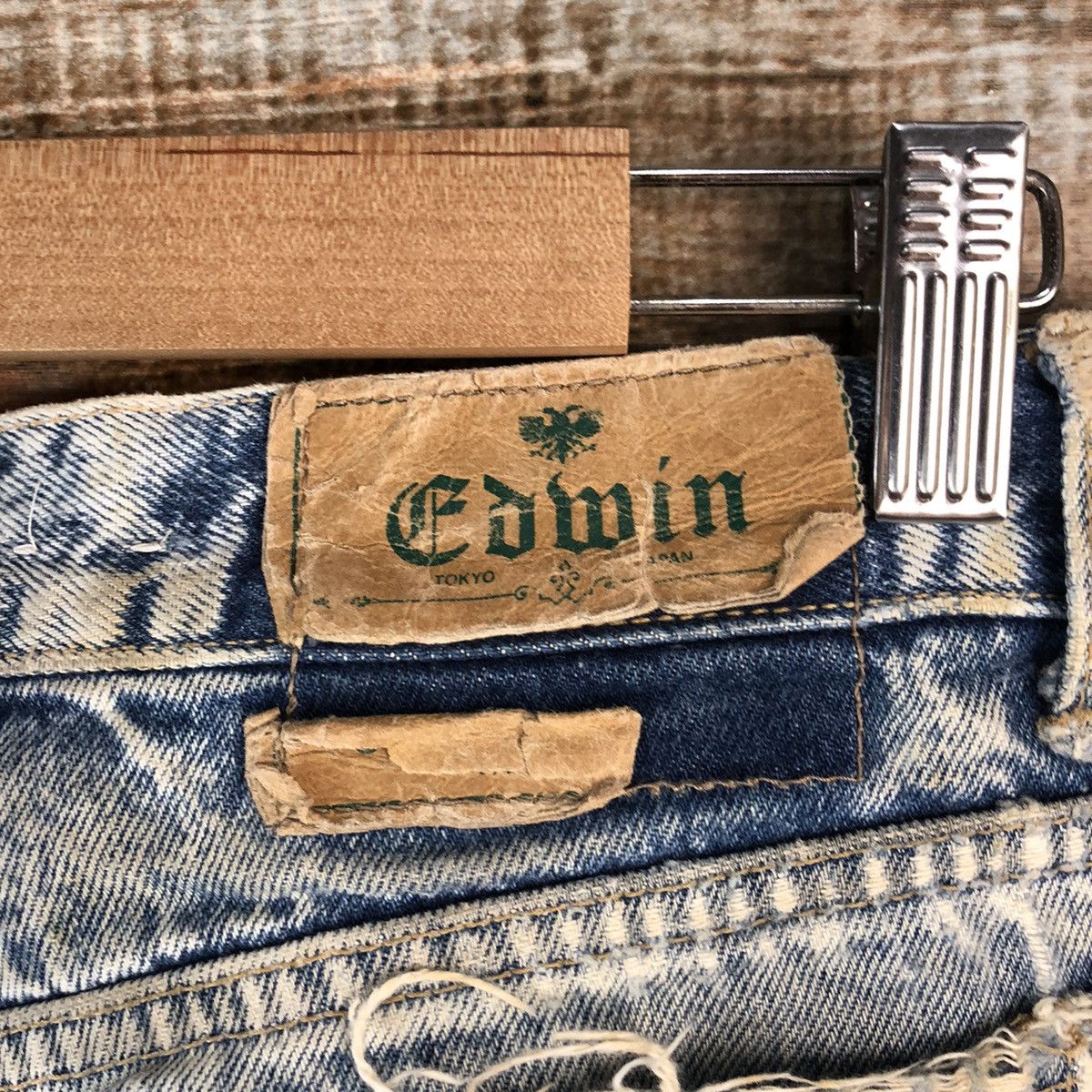Edwin Edwin vintage Blue Denim Pants #A2125 Size US 30 / EU 46 - 16 Thumbnail