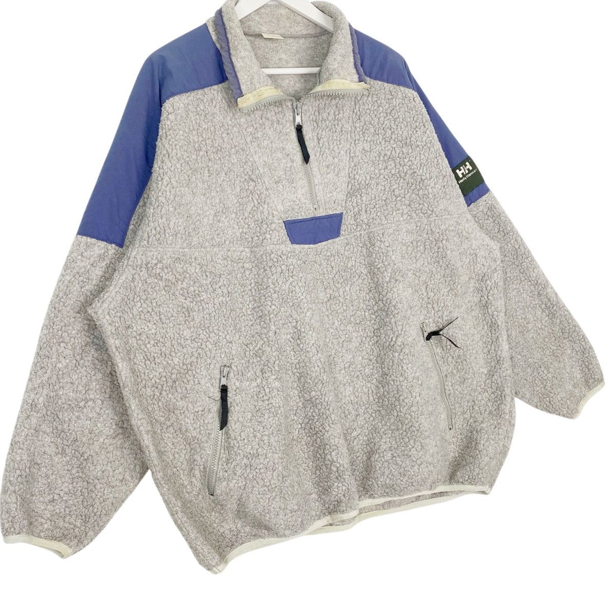 Other Vintage Helly Hensen Hoodie Sweater Fleece Gray Size L Size US L / EU 52-54 / 3 - 3 Thumbnail