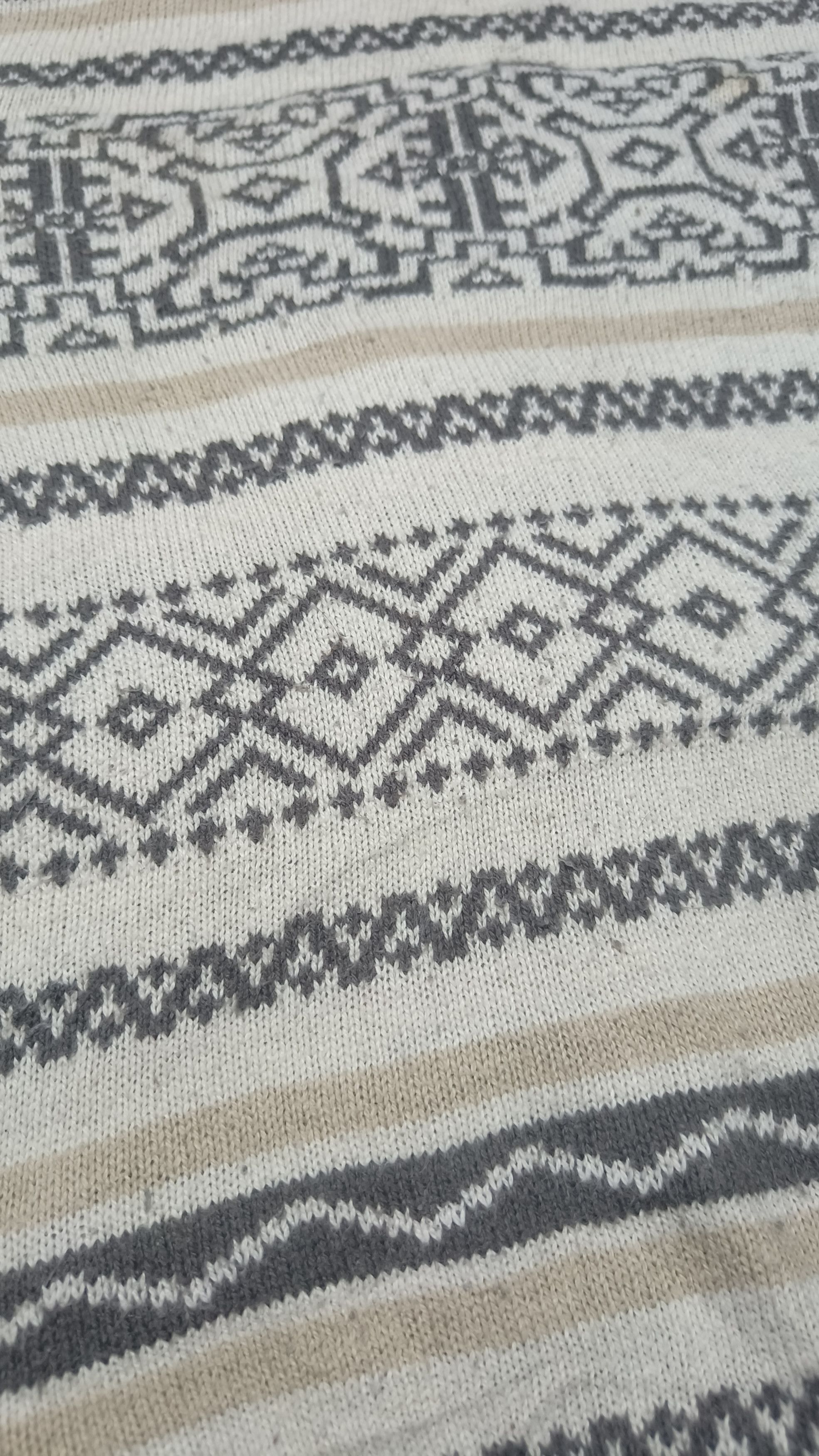 Other LOFT Ethnic Striped Motifs Pattern Knit Wool Sweater Size US M / EU 48-50 / 2 - 7 Thumbnail