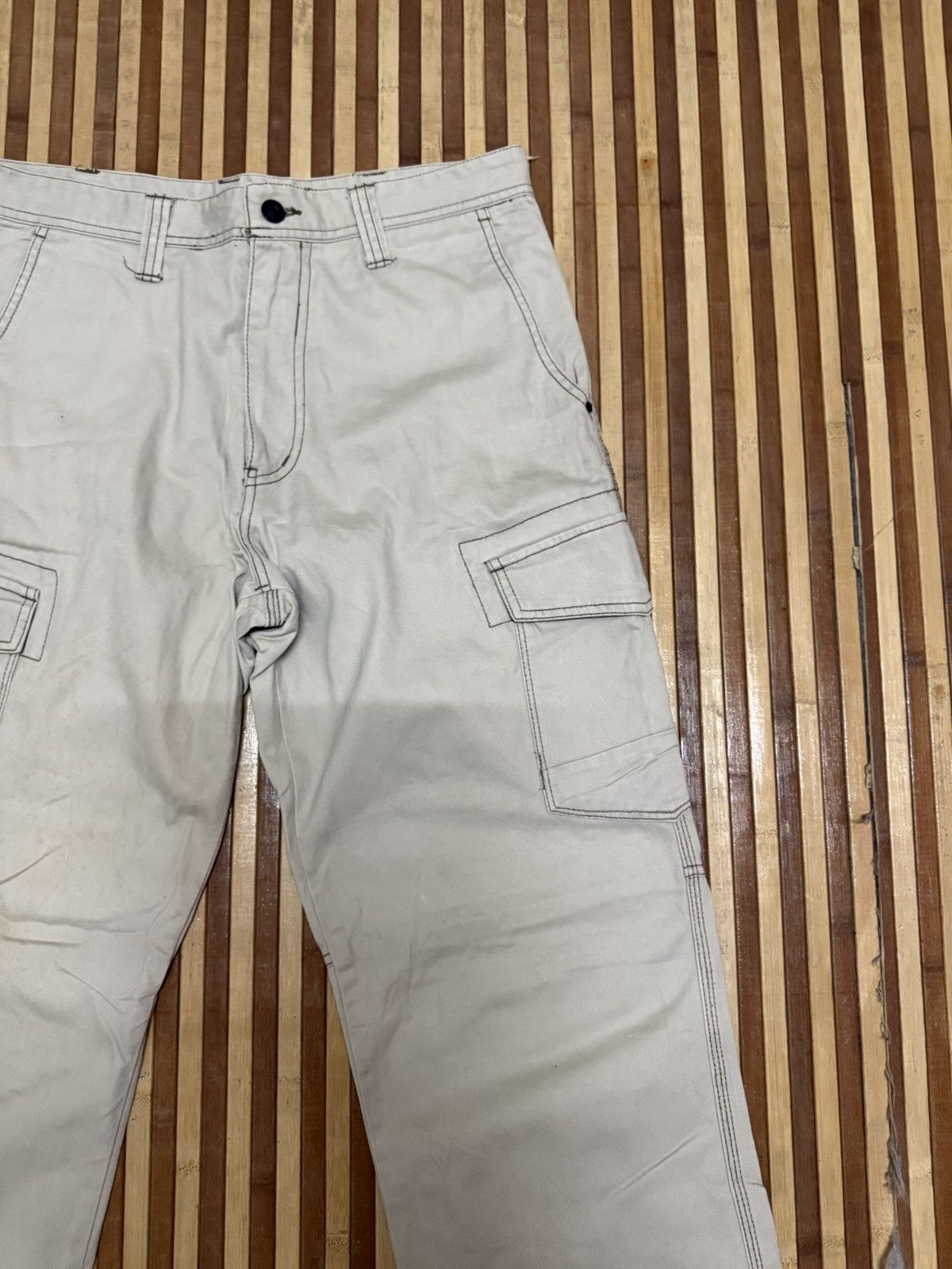 Japanese Brand EVENRIVER Cargo Pants Streetwear Multipocket W32X30.5 Size US 32 / EU 48 - 4 Thumbnail