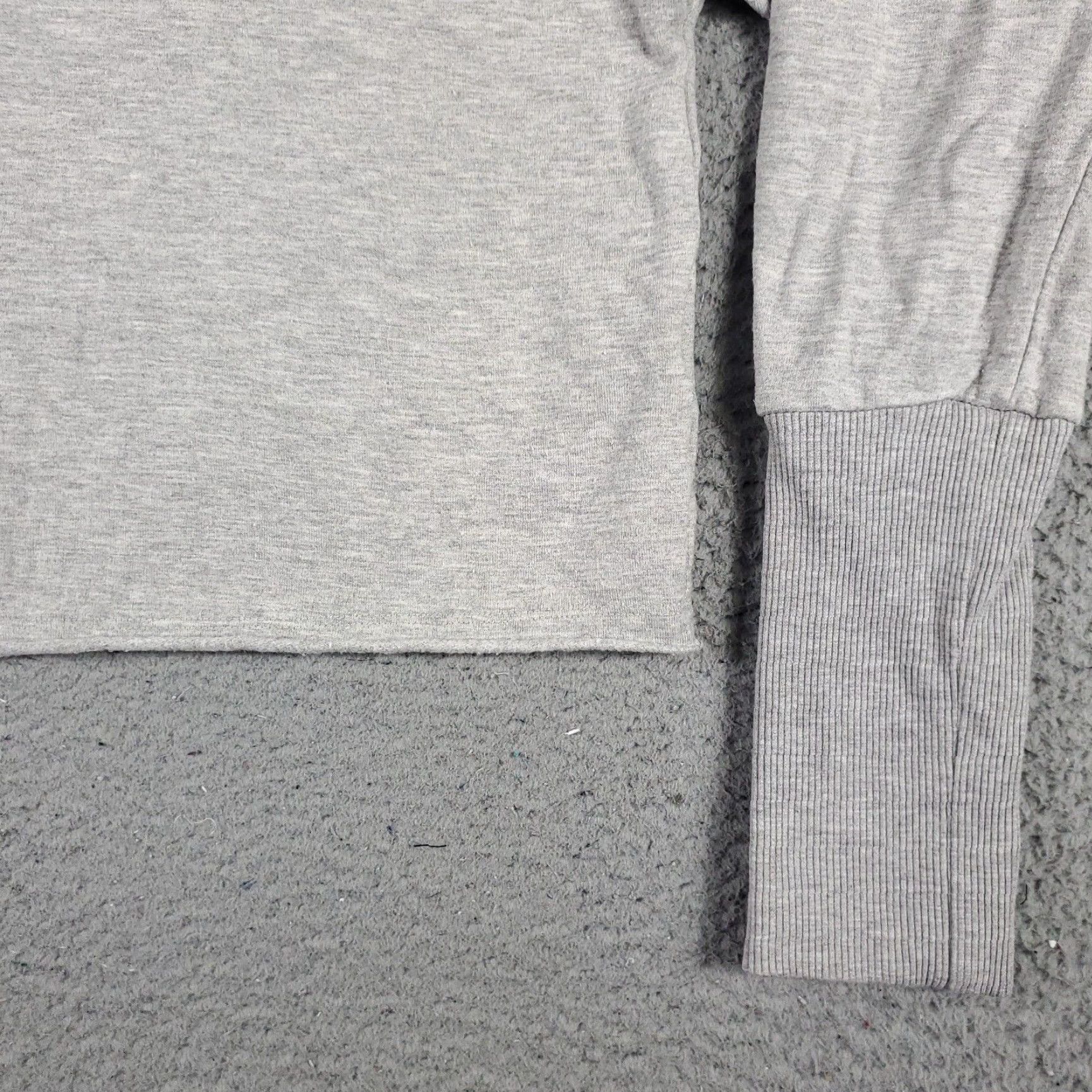Nike Nike Hoodie Womens Medium Gray Pullover Sweatshirt Long Sleeve Mock Neck Activewear Size M / US 6-8 / IT 42-44 - 4 Thumbnail