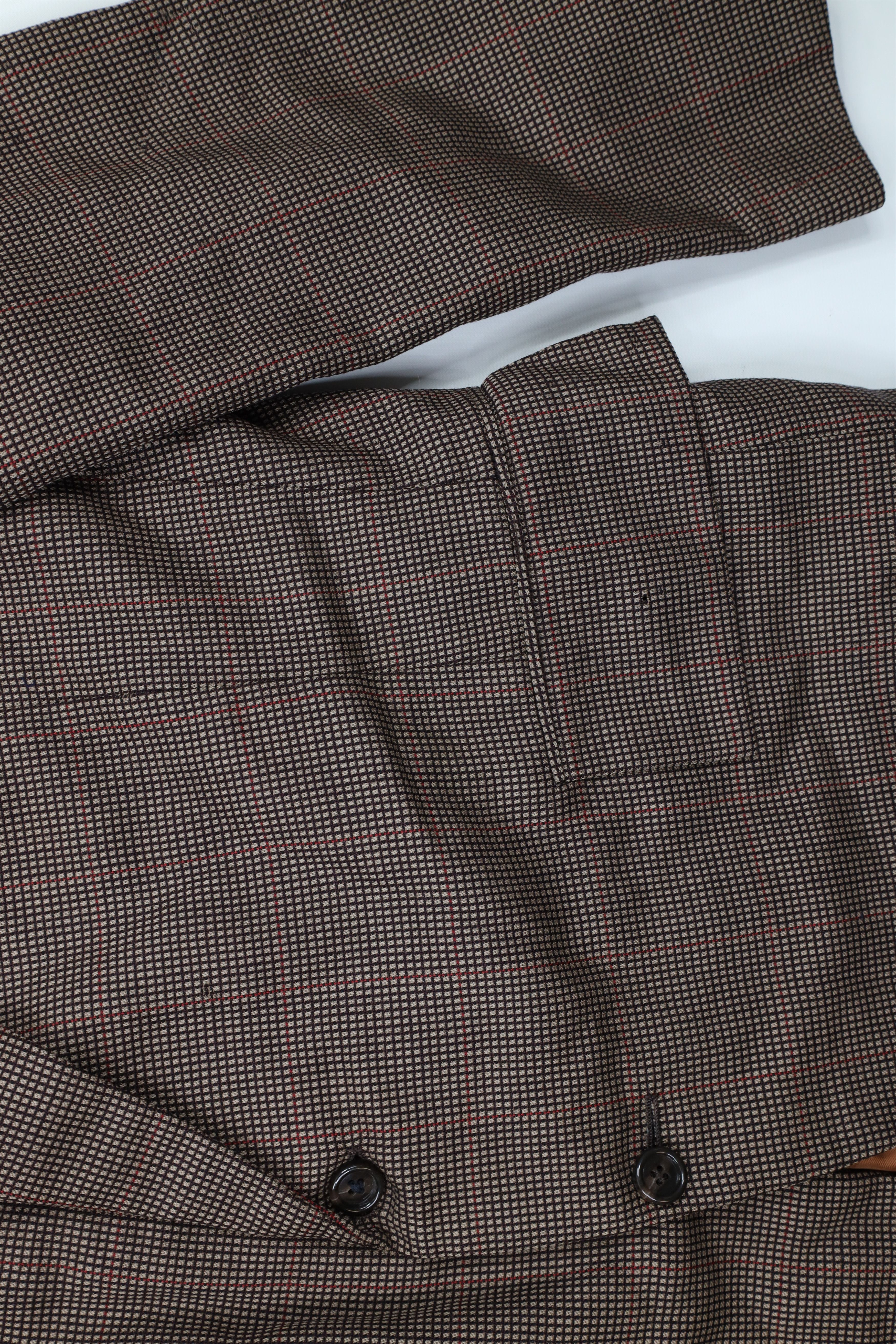 Other Vintage 70s Streetwear Thrashed 2 Piece Heavy Wool Suit Size 40L - 7 Thumbnail