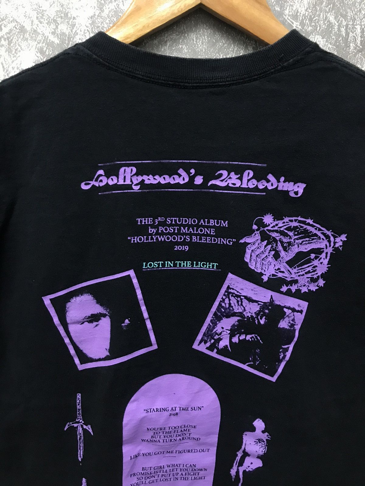 Band Tees Post Malone Hollywood’s Bleeding Tour 2019 Size US M / EU 48-50 / 2 - 4 Thumbnail
