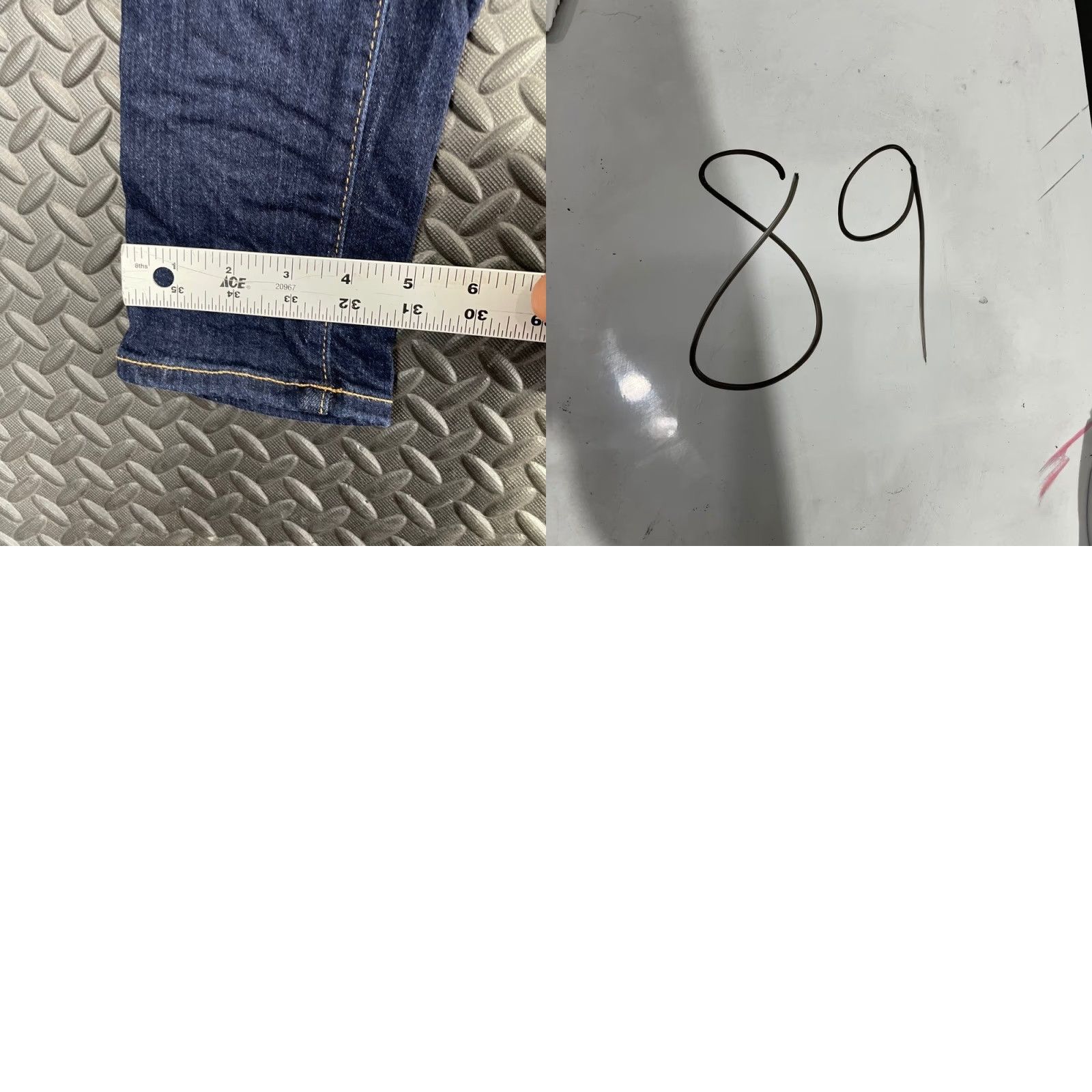 Vintage VINTAGE AG Adriano Goldschmied Navy Blue Super Skinny The Legging Made USA 27R Women 27 Regular Blue Skinny Womens 27R Size 27" / US 4 / IT 40 - 8 Thumbnail