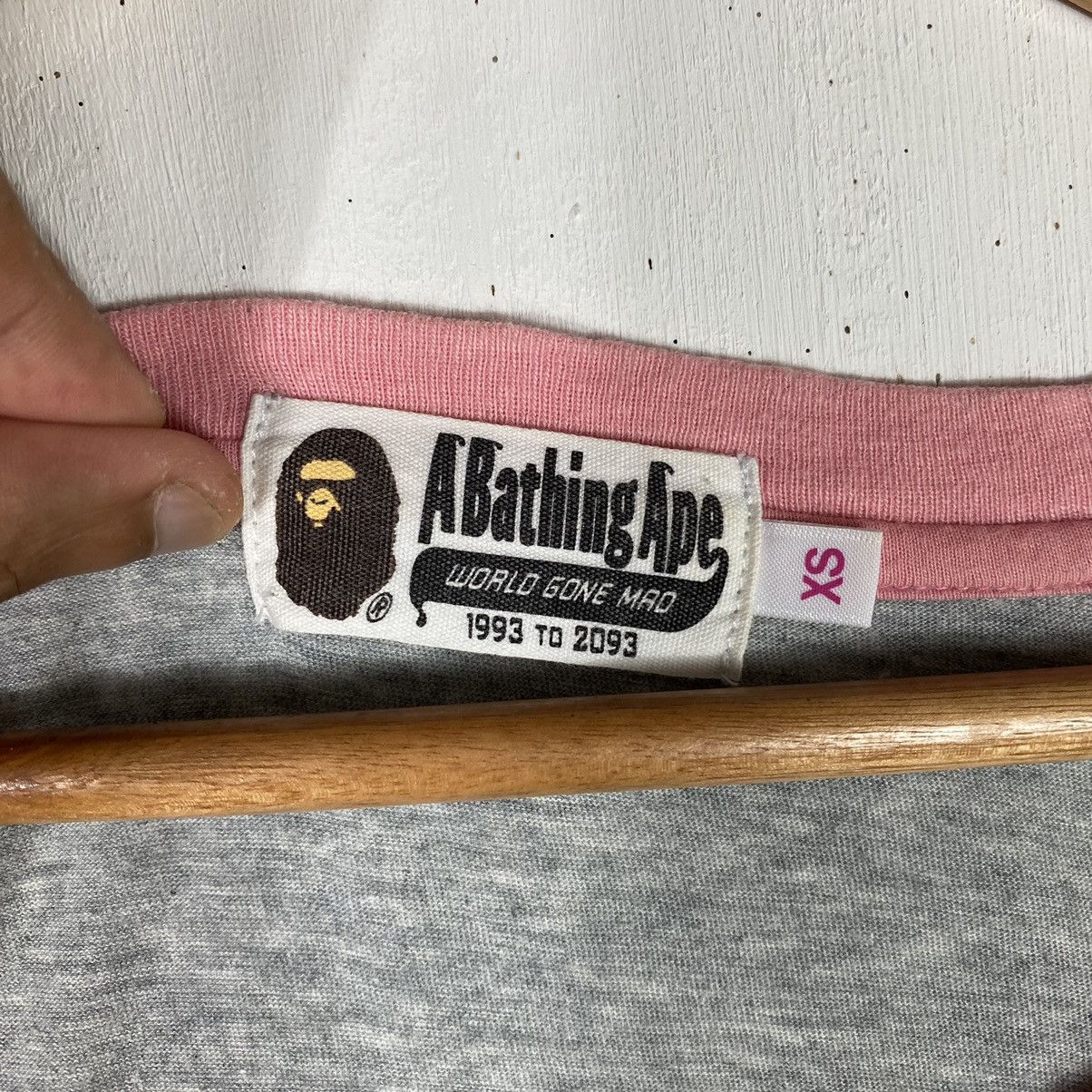 Bape BAPE College Raglan Tee Size XS / US 0-2 / IT 36-38 - 7 Thumbnail