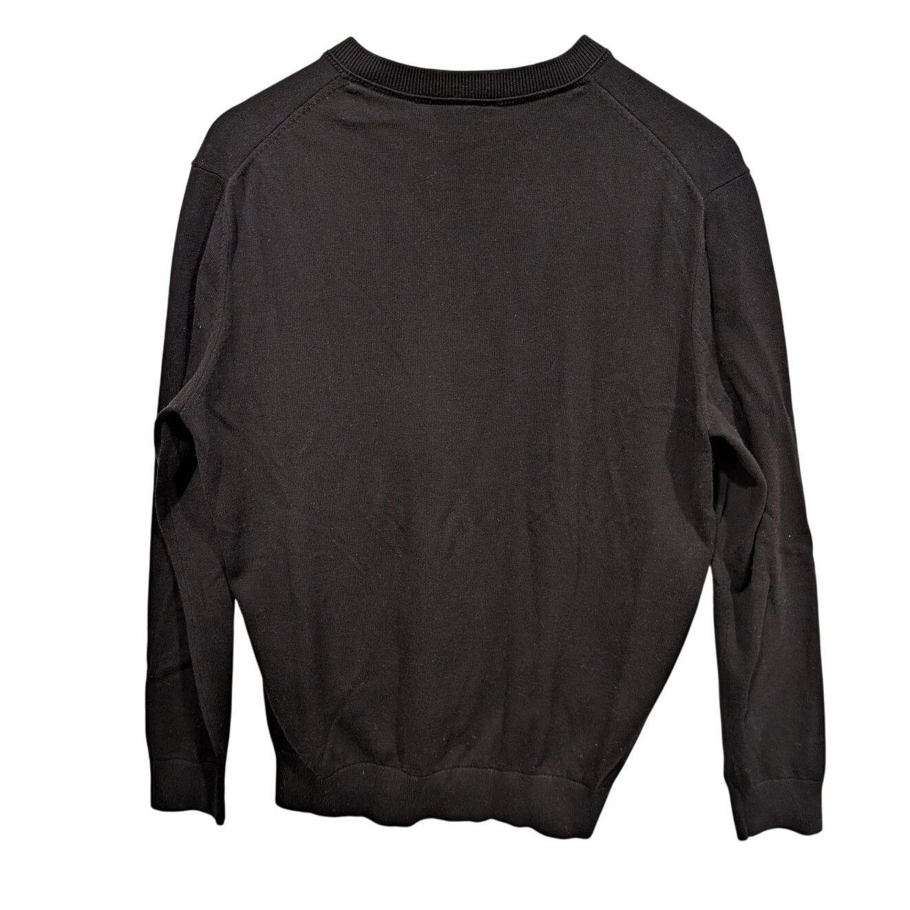 Lacoste Lacoste Long Sleeve Classic Fit V-Neck Sweater Black Size US L / EU 52-54 / 3 - 3 Thumbnail