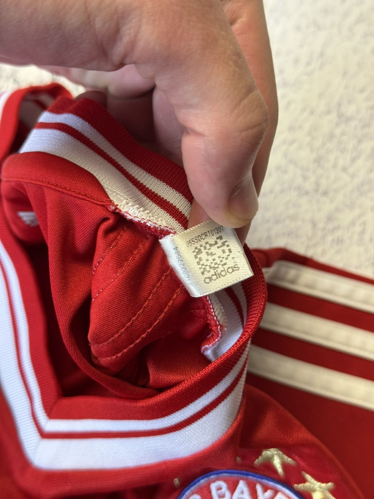 Vintage BAYERN MUNICH 2013 HOME FOOTBALL SHIRT MENS ADIDAS JERSEY Size US M / EU 48-50 / 2 - 12 Thumbnail