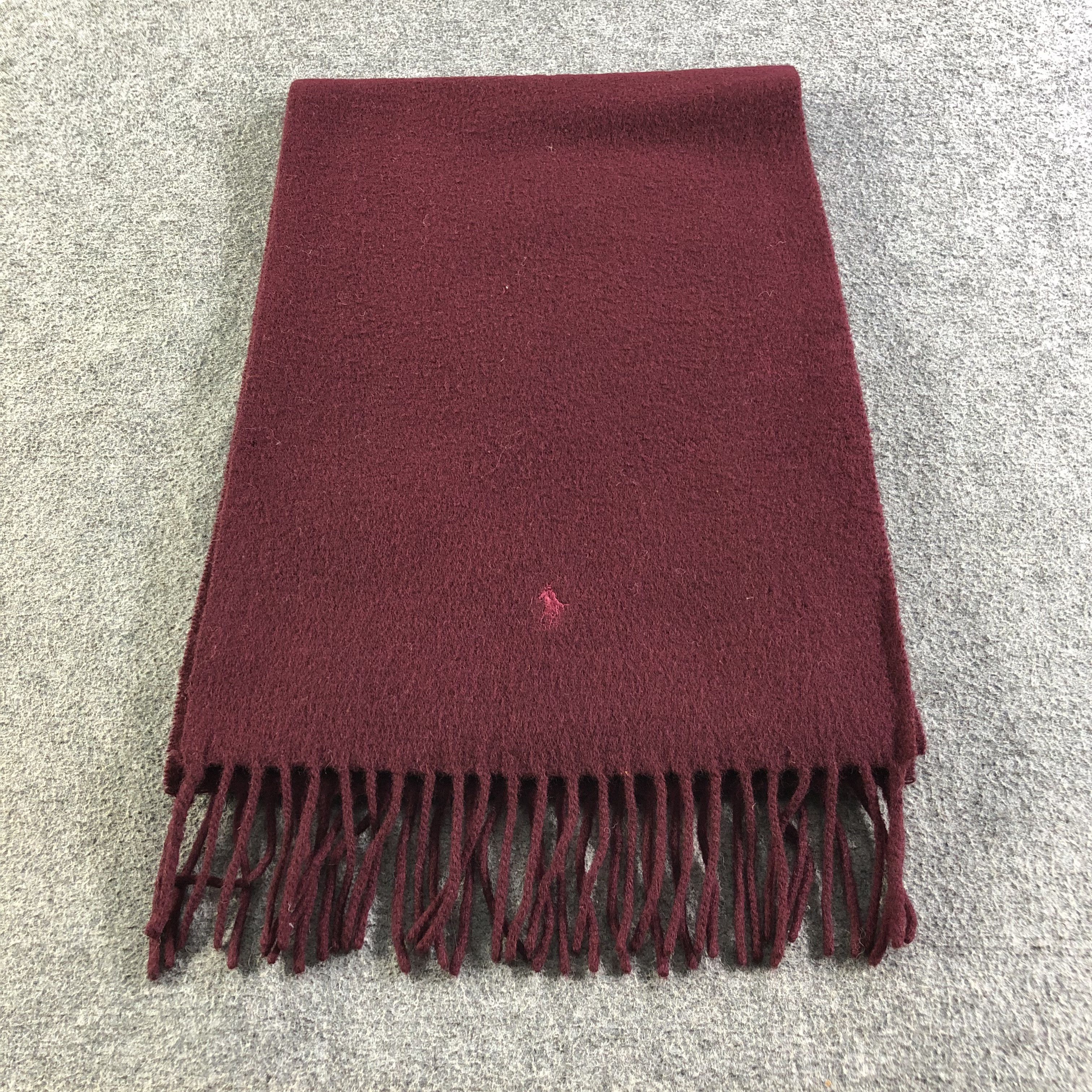 Polo Ralph Lauren Polo Ralph Lauren Wool Scarf Muffler Neckwear V2581 Size ONE SIZE - 2 Thumbnail