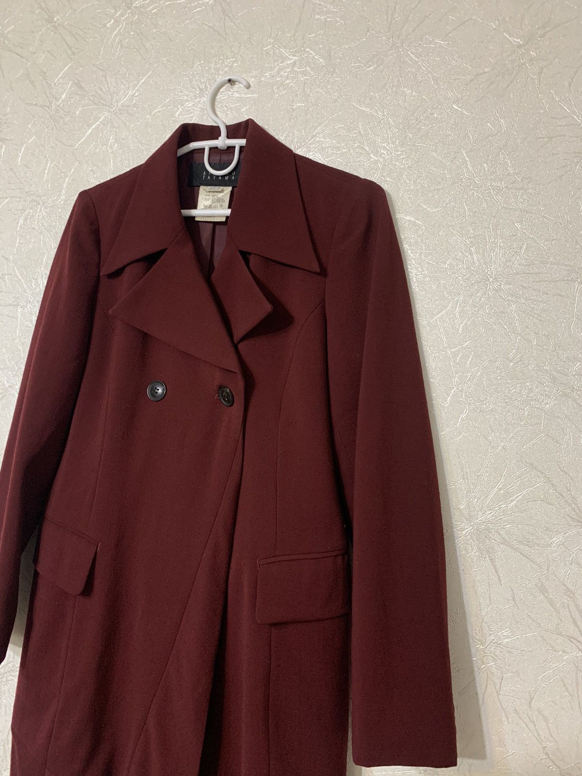 ATSURO TAYAMA × Japanese Brand × Vintage Atsuro Tayama Wool Long Blazer Jacket Made in Japan Size M / US 6-8 / IT 42-44 - 2 Thumbnail