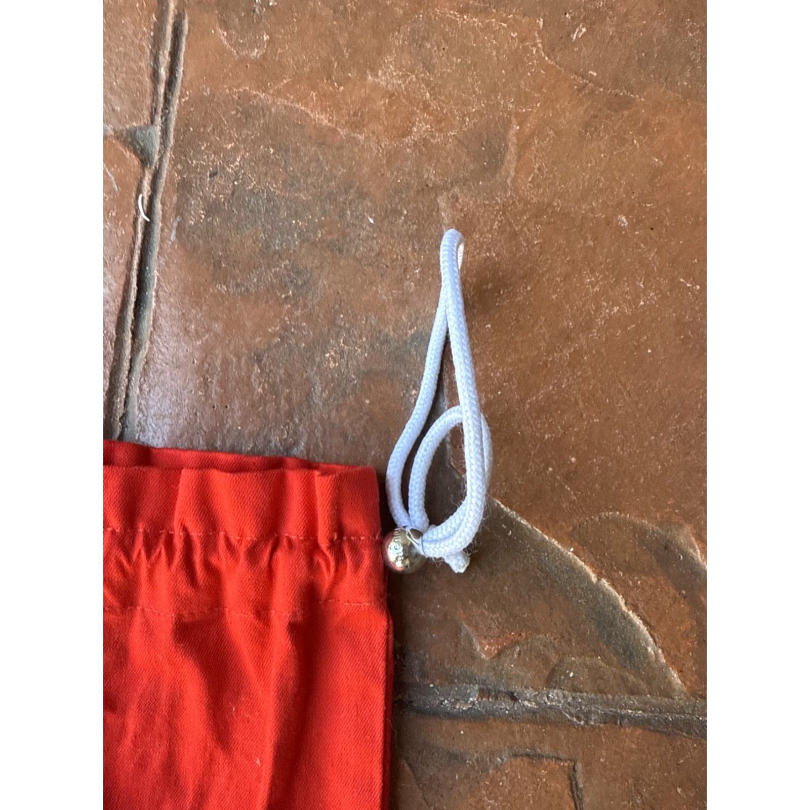 Henri Bendel Henri Bendel Embroidered Shoe Travel Dustbag Drawstring Medium Red Cotton Women's Shoes Lingerie Bag Dog Theme Classic Dustbag Size ONE SIZE - 2 Thumbnail