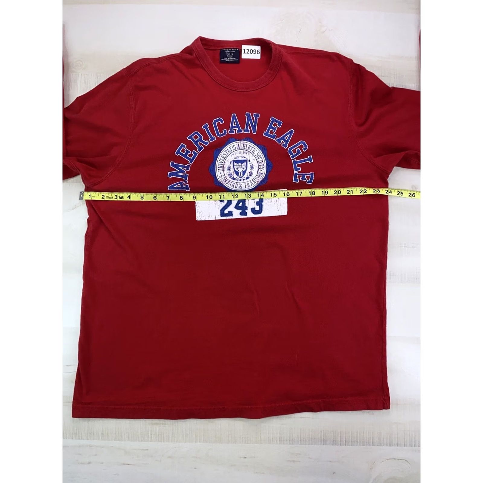 American Eagle Outfitters VINTAGE American Eagle Outfitters Embroidered Distressed Graphic Red Long Sleeve Shirt XL Men Graphic Print Crew Neck Fall Winter Spring Classic Y2K Size US XL / EU 56 / 4 - 4 Thumbnail