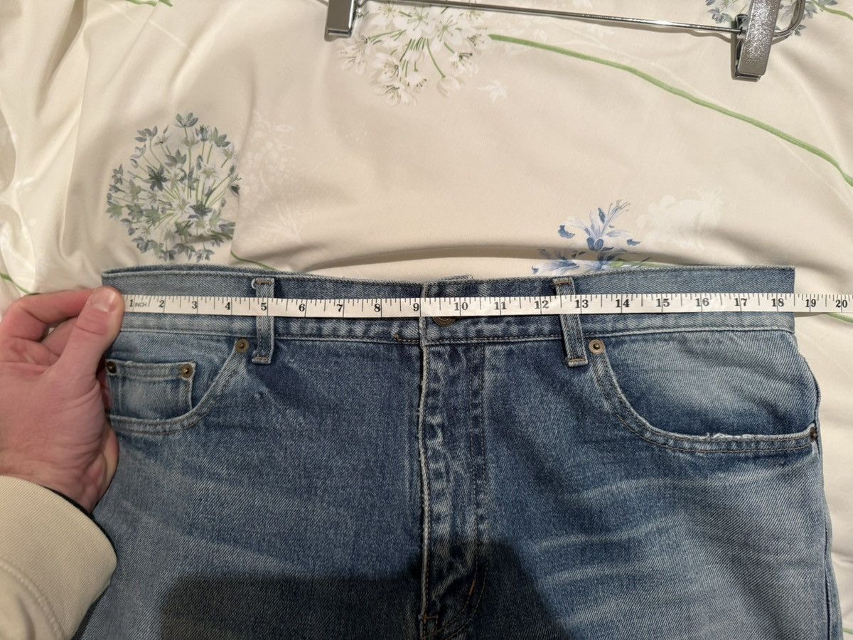 Saint Laurent Paris SS16 Saint Laurent D10 knee rip jeans Hedi 33 grail slim Size US 33 - 6 Thumbnail