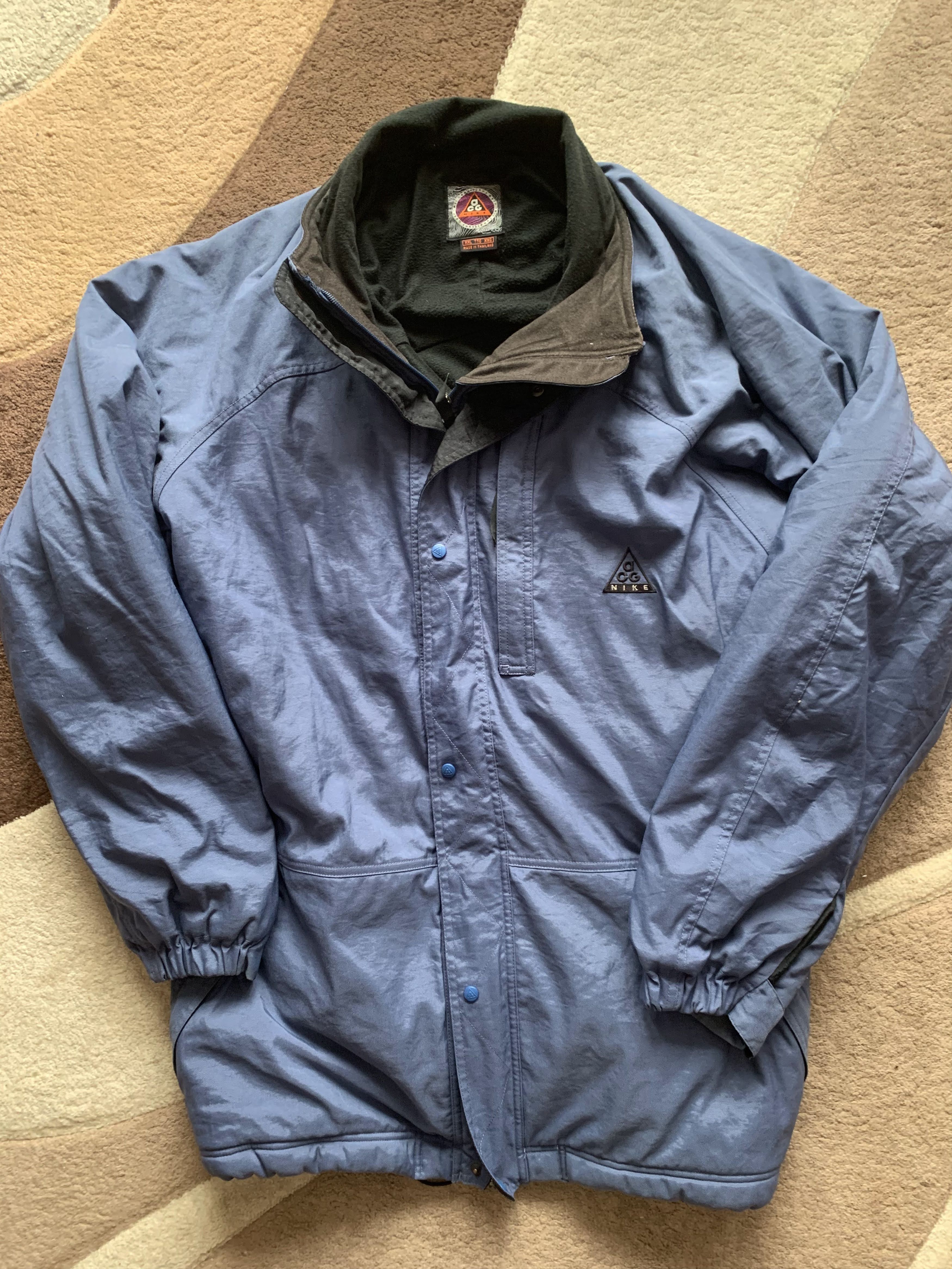 image of Nike Acg 90's Vintage Jacket Mountain Gorpcore Oldschool in Blue, Men's (Size 2XL)