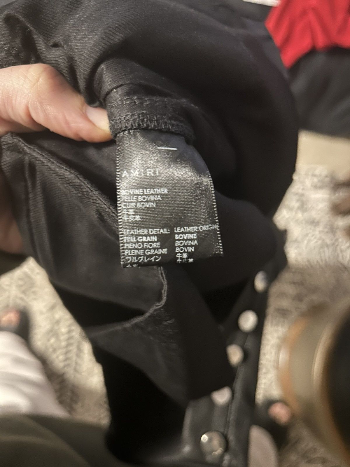 Amiri Amiri Leather Tactical Cargo Pants – Black Size US 32 / EU 48 - 5 Thumbnail