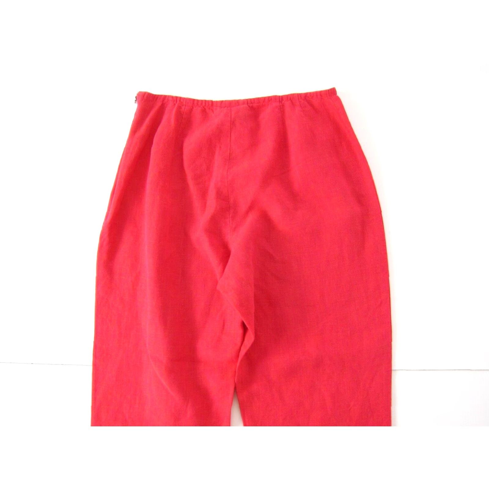 Vintage VINTAGE Finity Naturals 100% Linen High Rise Casual Slim Chino Pant Women Size 6 Pink 90s Mens? Size 28" / US 6 / IT 42 - 7 Thumbnail
