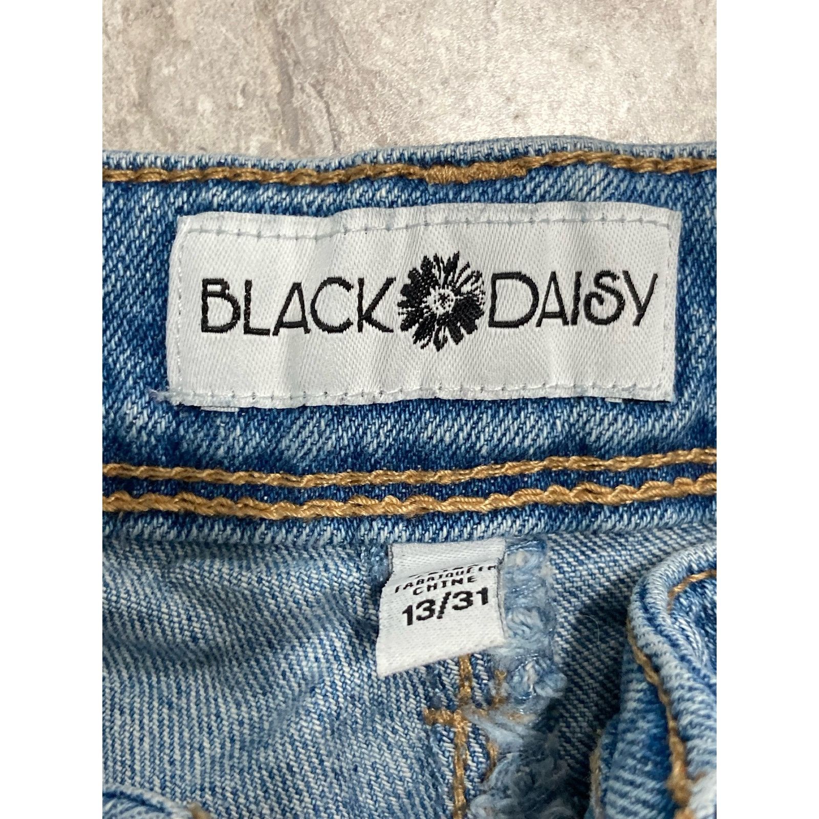 Other Black Daisy Kate Women's Distressed Ripped Size 13 Size 32" / US 10 / IT 46 - 2 Thumbnail