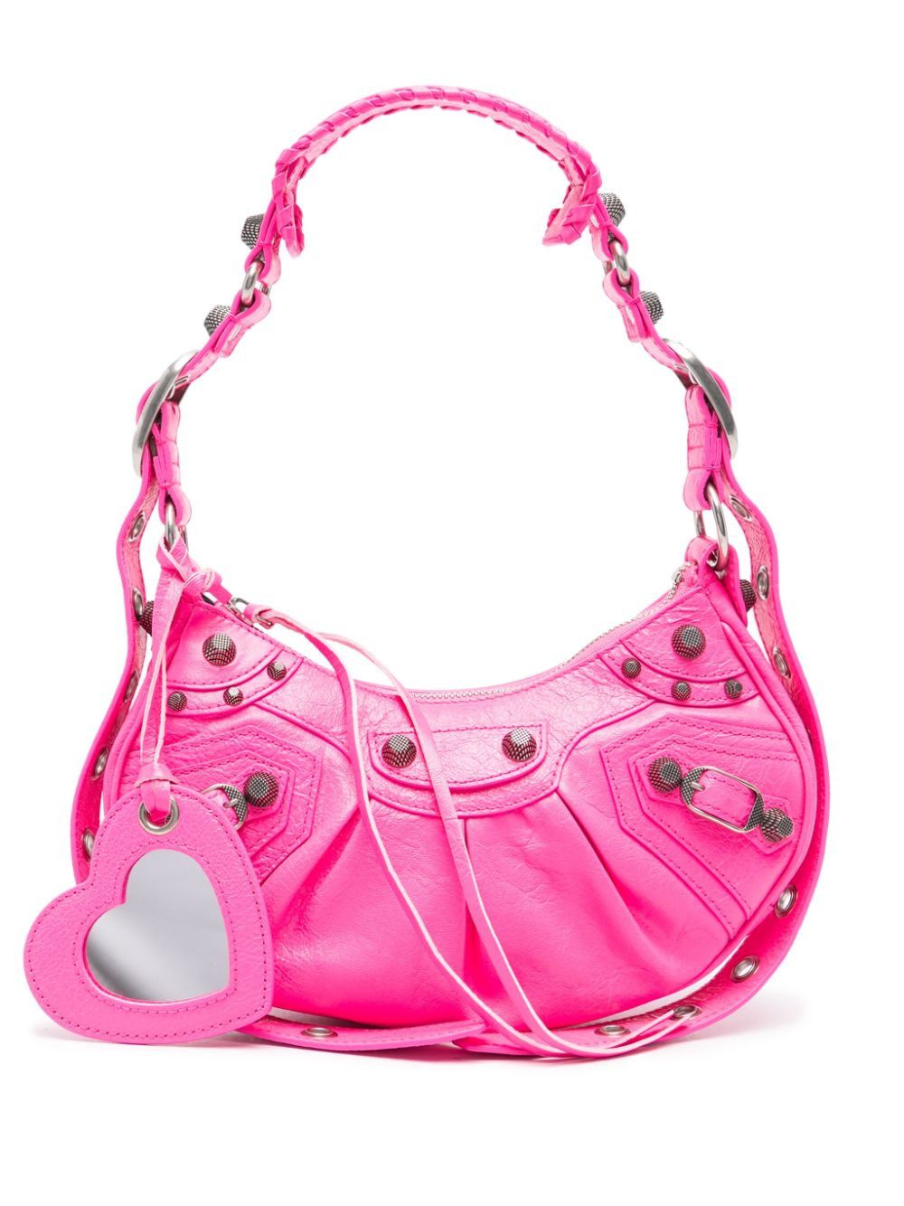 Balenciaga Le Cagole XS crossbody bag bright pink Size ONE SIZE - 1 Thumbnail